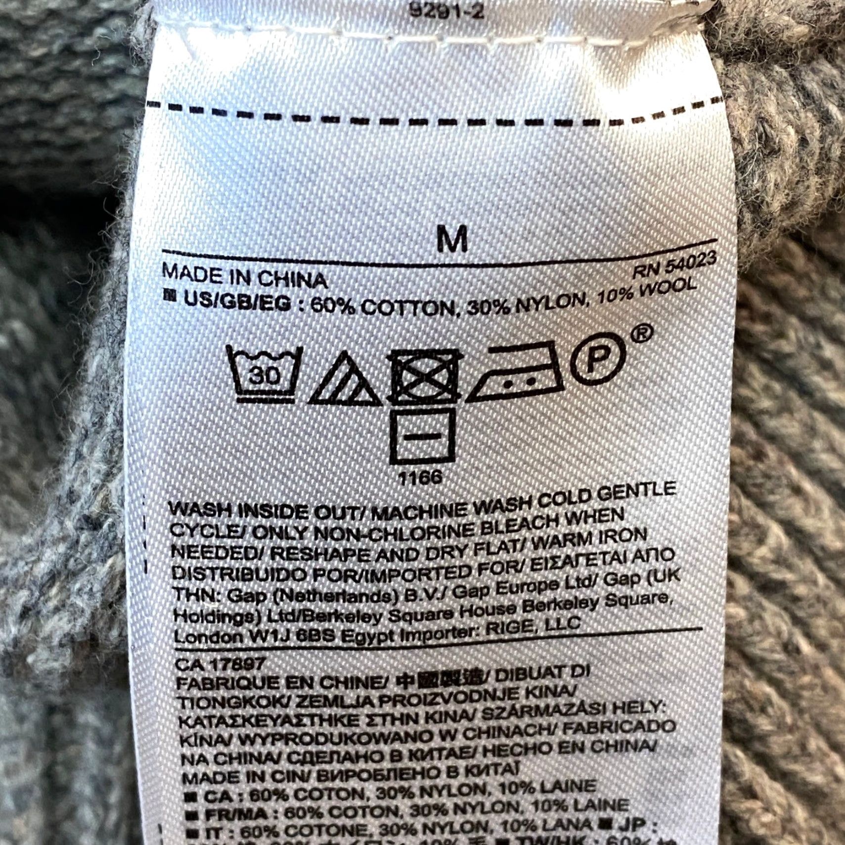 Banana Republic Banana Republic Sweater Mens Medium Marled Crewneck Pullover Grey Wool Blend Size US M / EU 48-50 / 2 - 4 Thumbnail