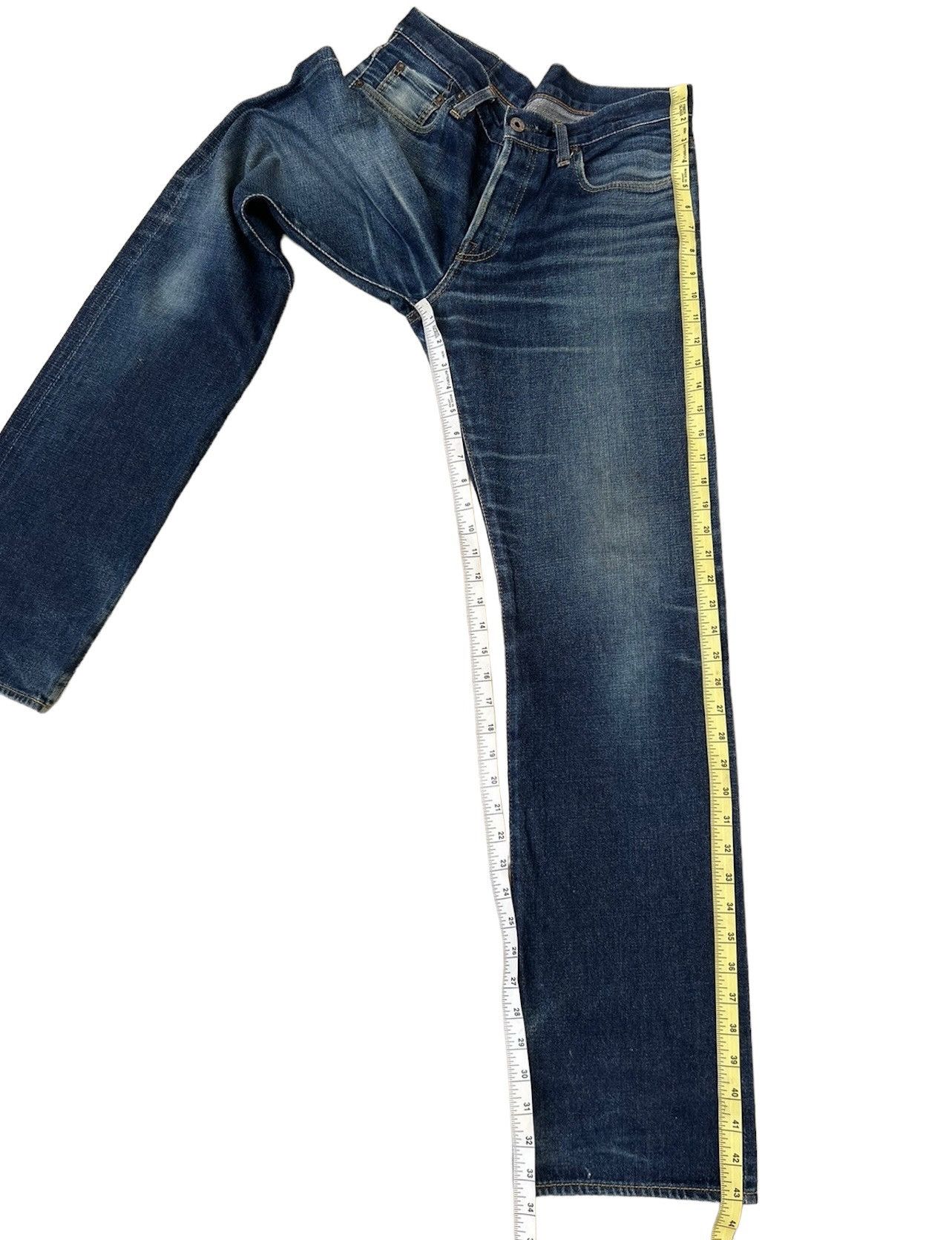 Vintage Vintage AKATSUKI Japan Faded Blue Denim Selvedge Jeans Size US 30 / EU 46 - 5 Thumbnail
