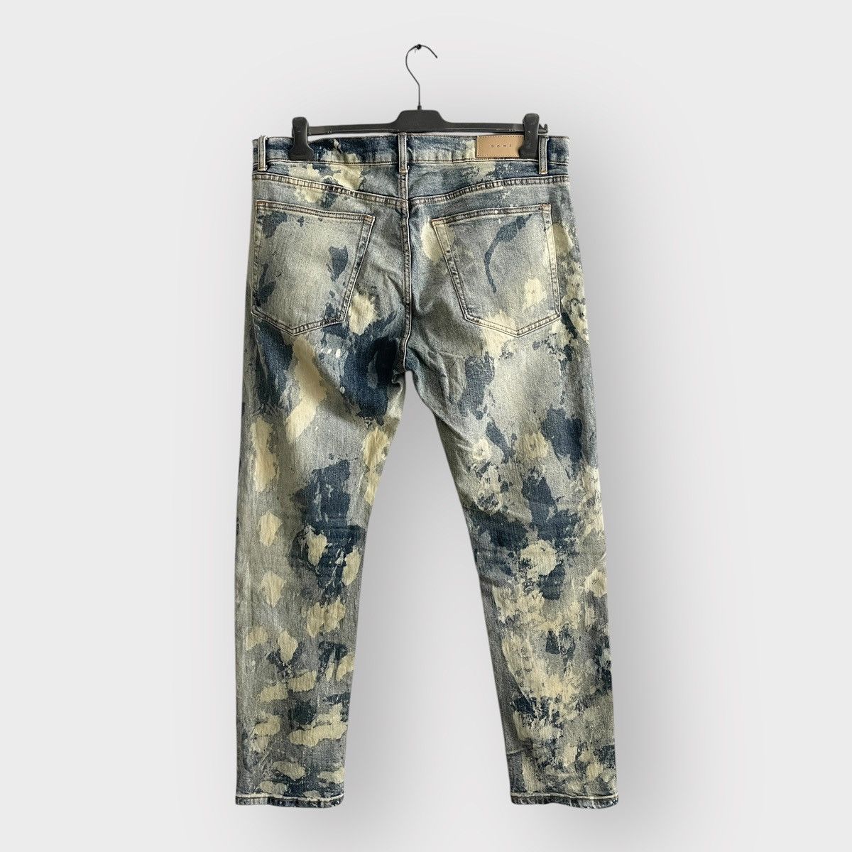 Designer STEAL! MNML Crazy Paint Denim Jeans (size 38) Size US 38 / EU 54 - 2 Thumbnail