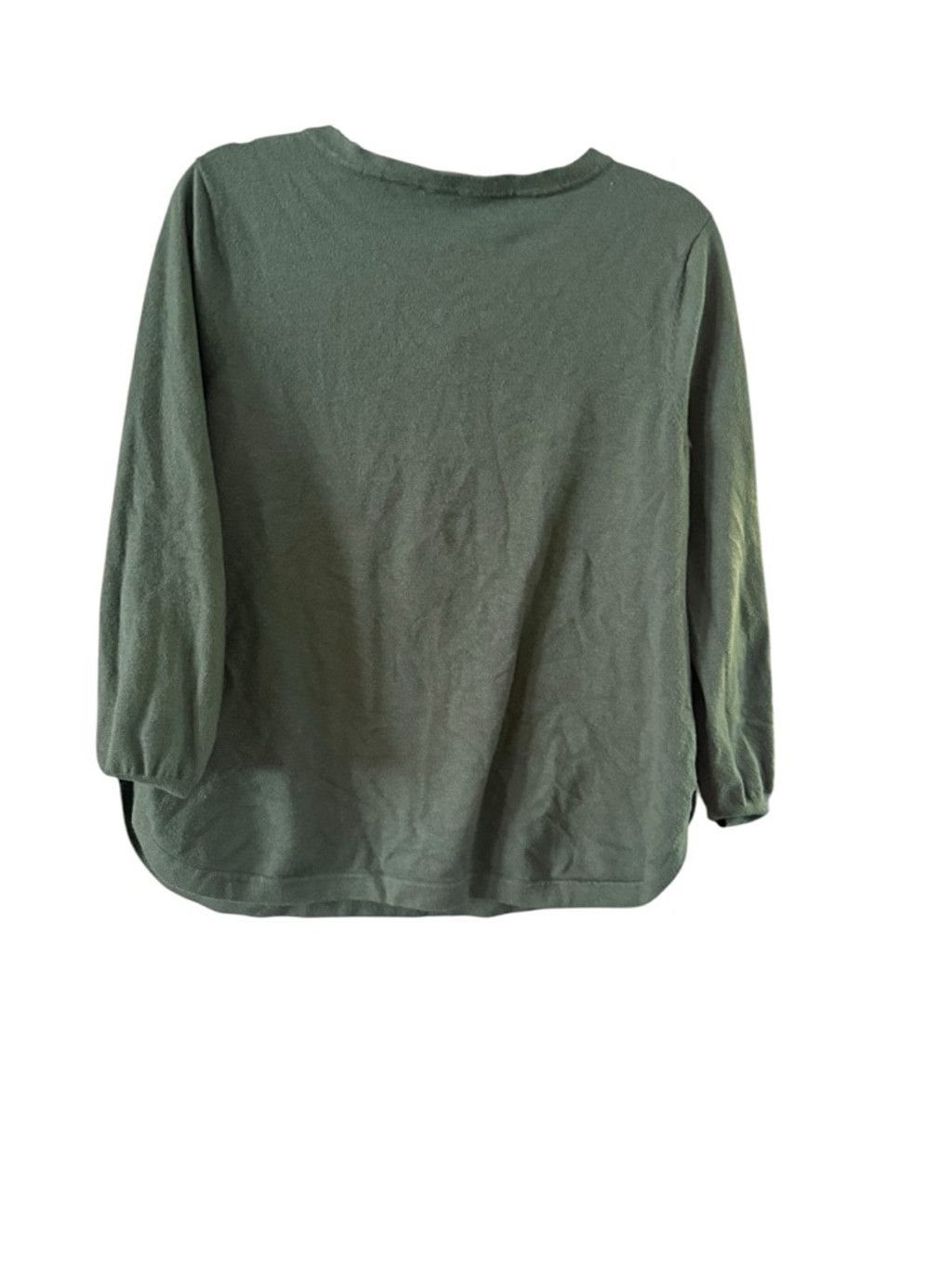 Soft Surroundings Women's Soft Surroundings Green Long Sleeve Henley Tee L Size L / US 10 / IT 46 - 10 Thumbnail