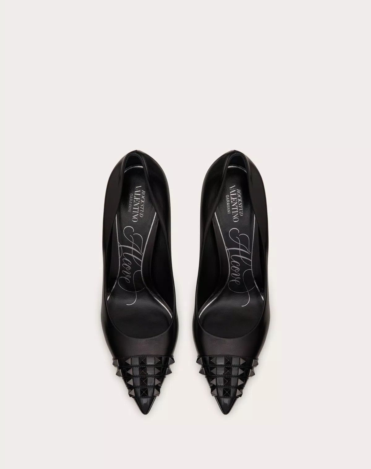 Valentino o1s1wg110625 Rockstud Pump In Kidskin And Leather in Black Size US 11 / IT 41 - 4 Thumbnail