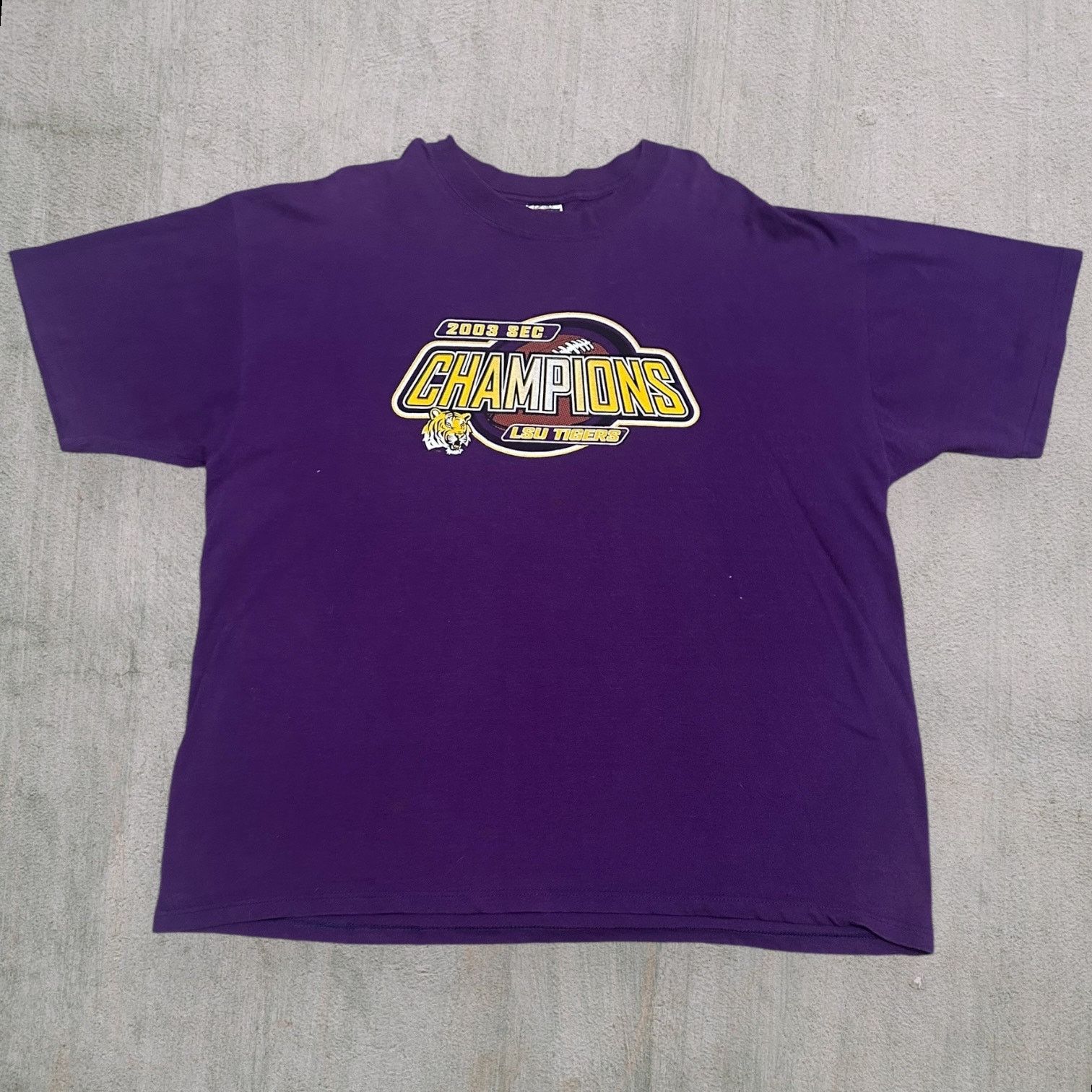 Jerzees Lsu tigers 2003 sec champions purple Size US XXL / EU 58 / 5 - 1 Thumbnail