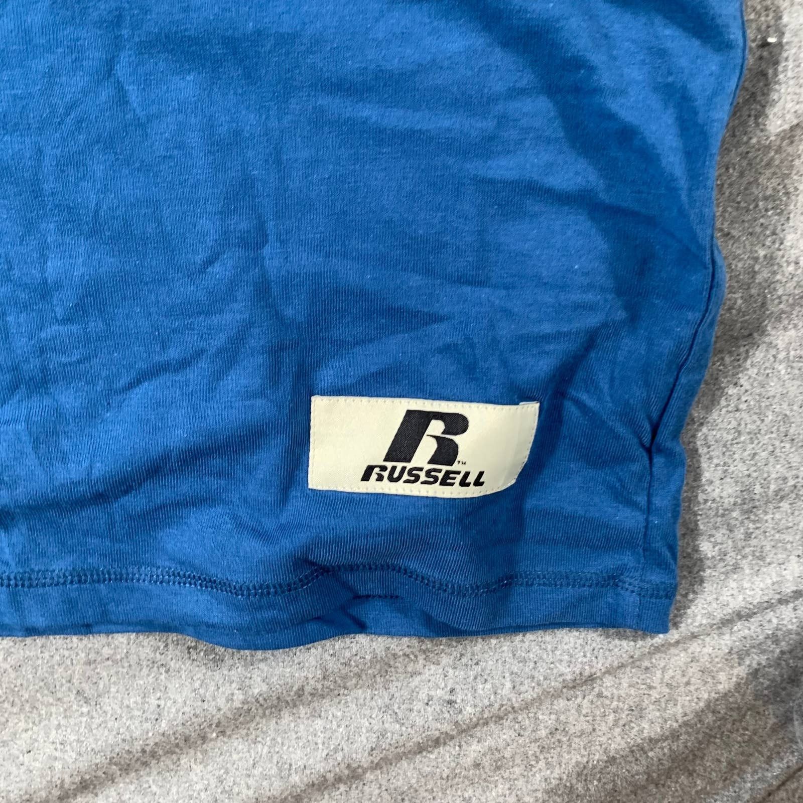 Other Russell Shirt Adult Medium Blue Athletic Casual T Shirt Mens Size US M / EU 48-50 / 2 - 6 Thumbnail