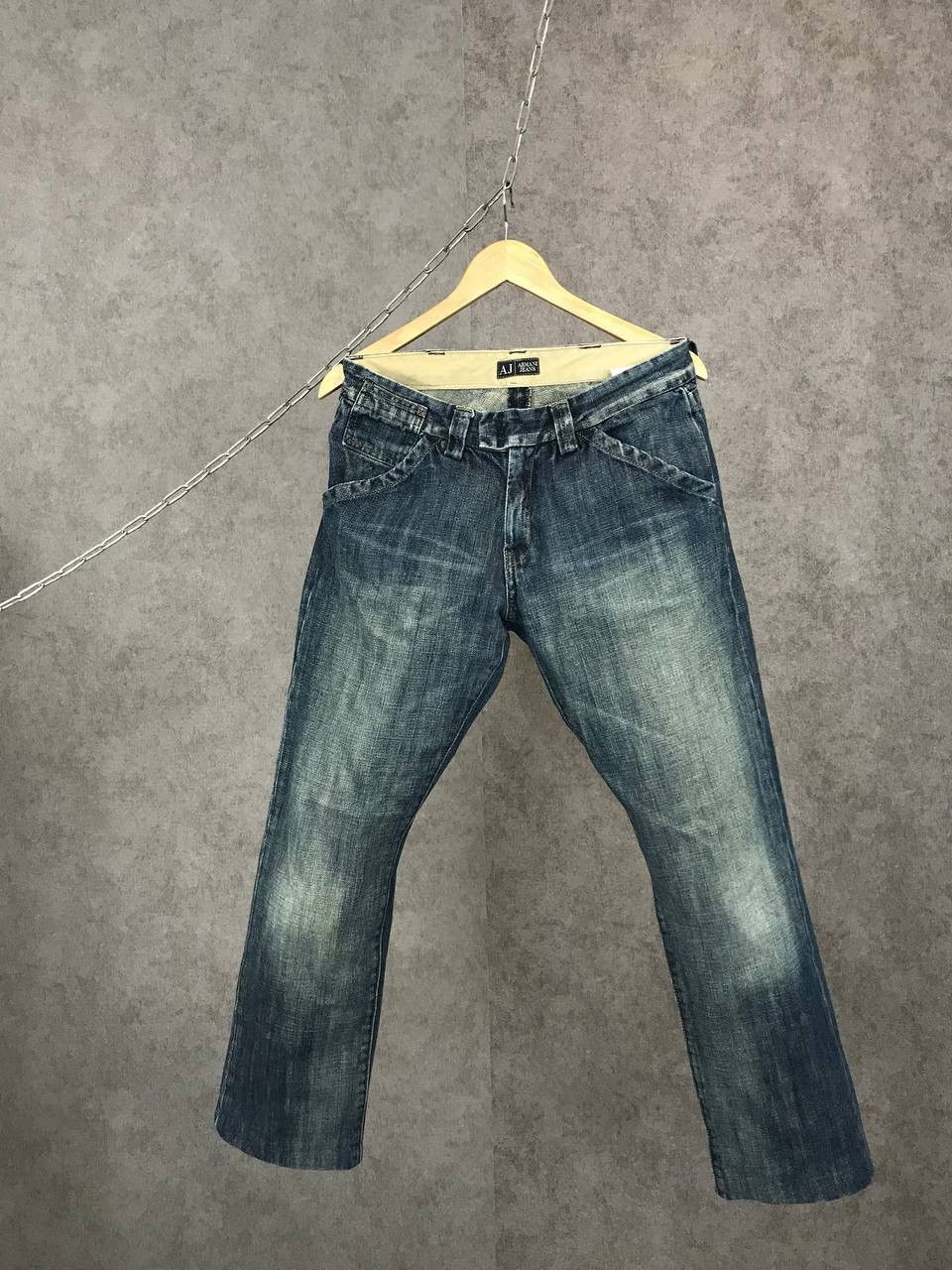 Designer Armani Jeans vintage designer denim jeans Size US 30 / EU 46 - 1 Thumbnail
