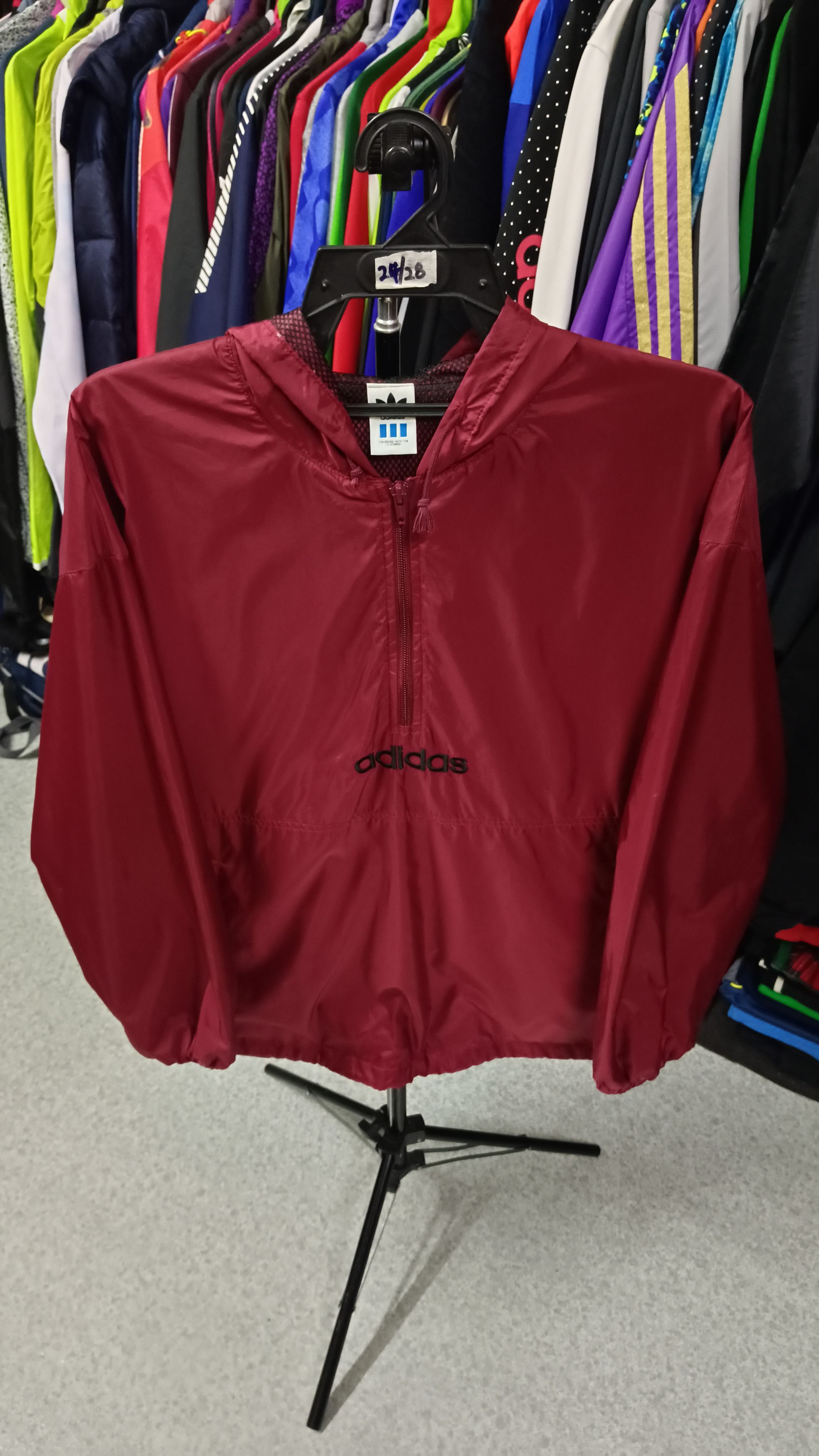 Adidas × Descente × Vintage Vintage Adidas Half Zipper Windbreaker Size US L / EU 52-54 / 3 - 1 Thumbnail
