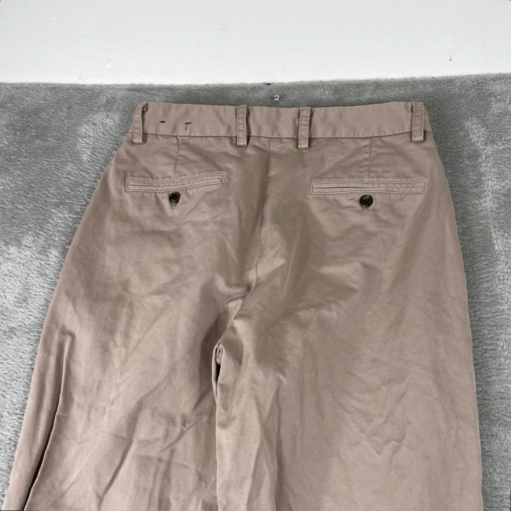 Brooks Brothers Brooks Brothers Chino Pants Mens 32x30 Khaki Cotton Twill Beige Solid Classic Fit Workwear Casual Business Pants Mens Size US 30 / EU 46 - 7 Thumbnail