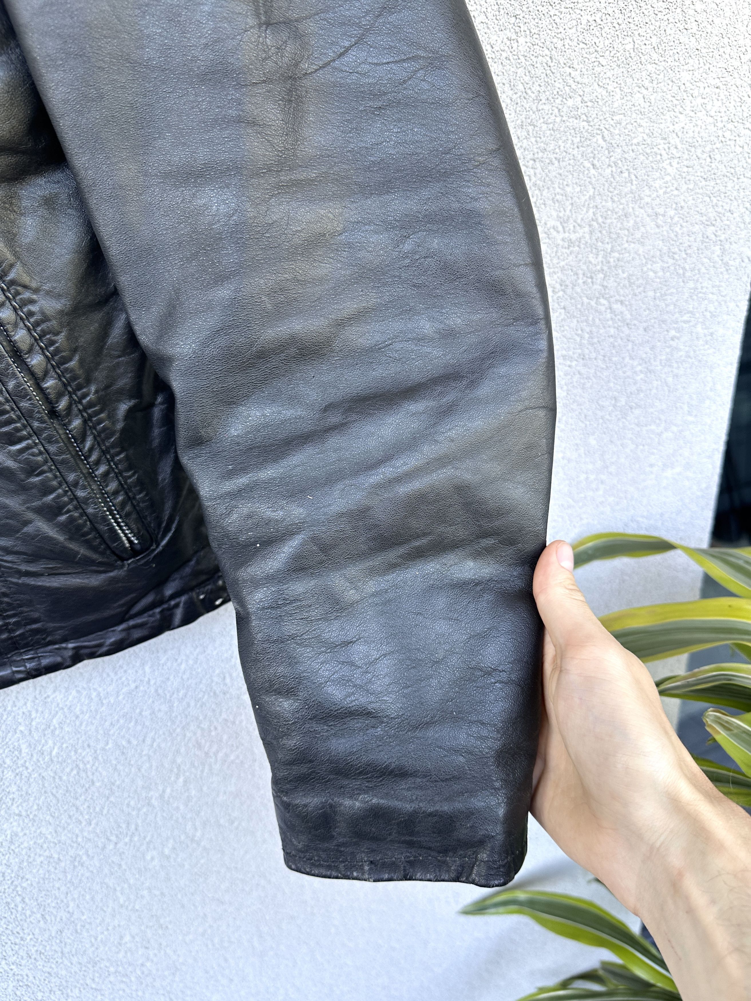 Vintage Vintage leather avant garde women biker jacket Size L / US 10 / IT 46 - 6 Thumbnail