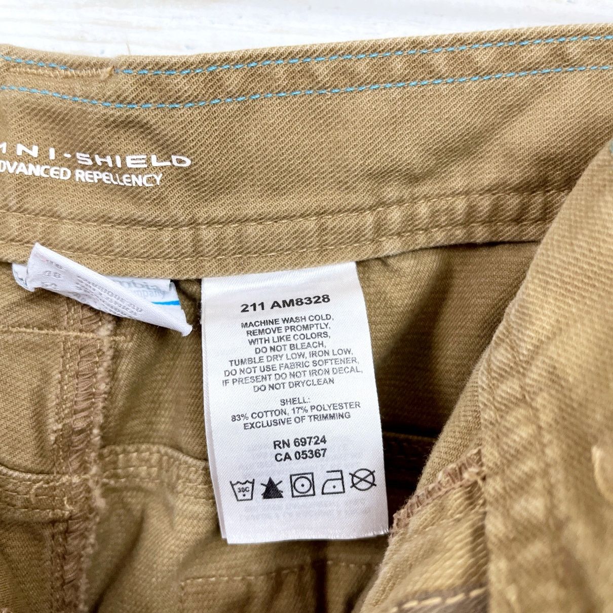 5.11 Columbia Griphoist Pant Tan Khaki Omni-Shield Mens 36x32 Size US 36 / EU 52 - 8 Thumbnail