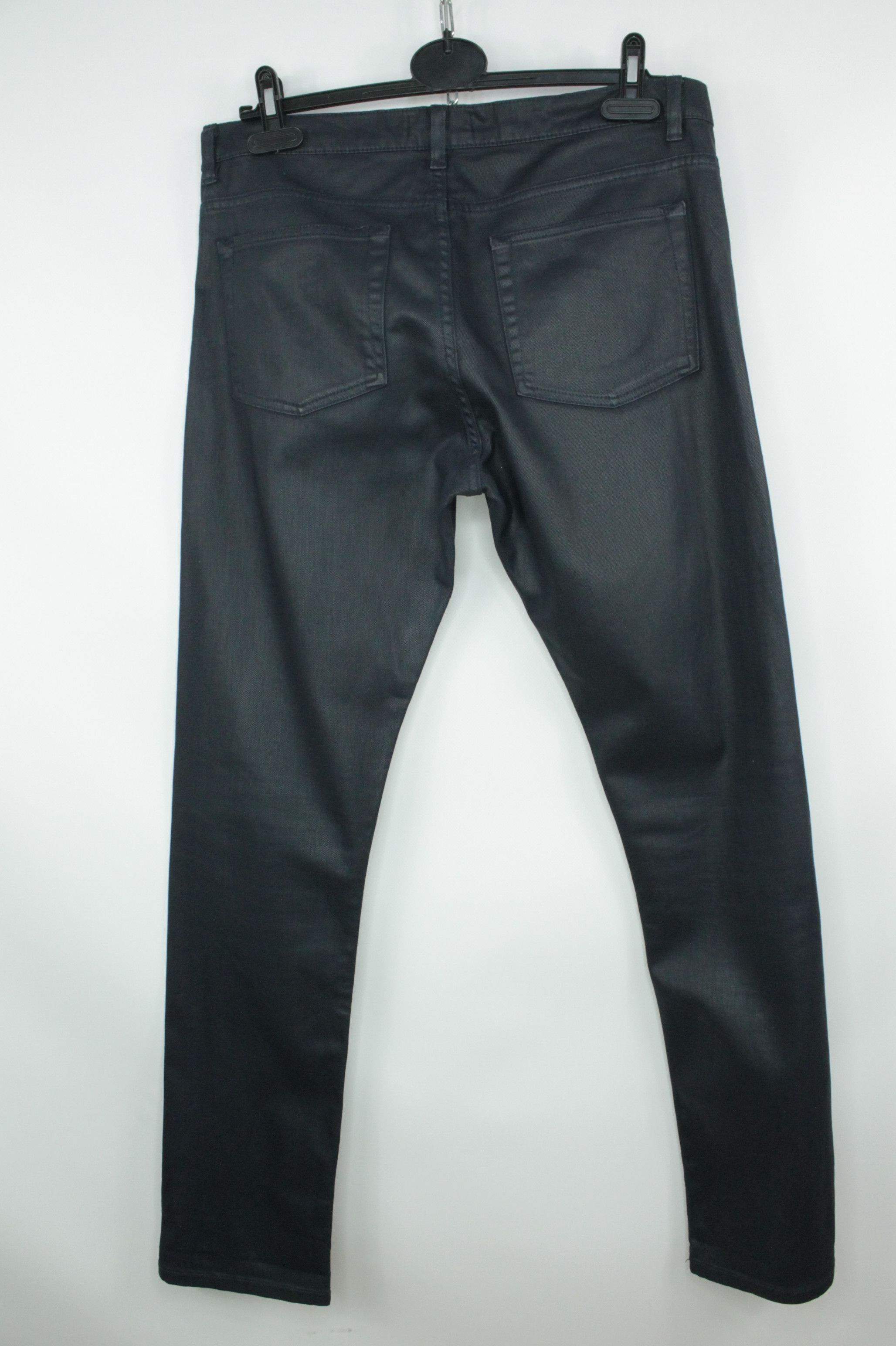 The Kooples The Kooples Navy Blue Coated Slim Fit Women's Jeans Size 30" / US 8 / IT 44 - 8 Thumbnail