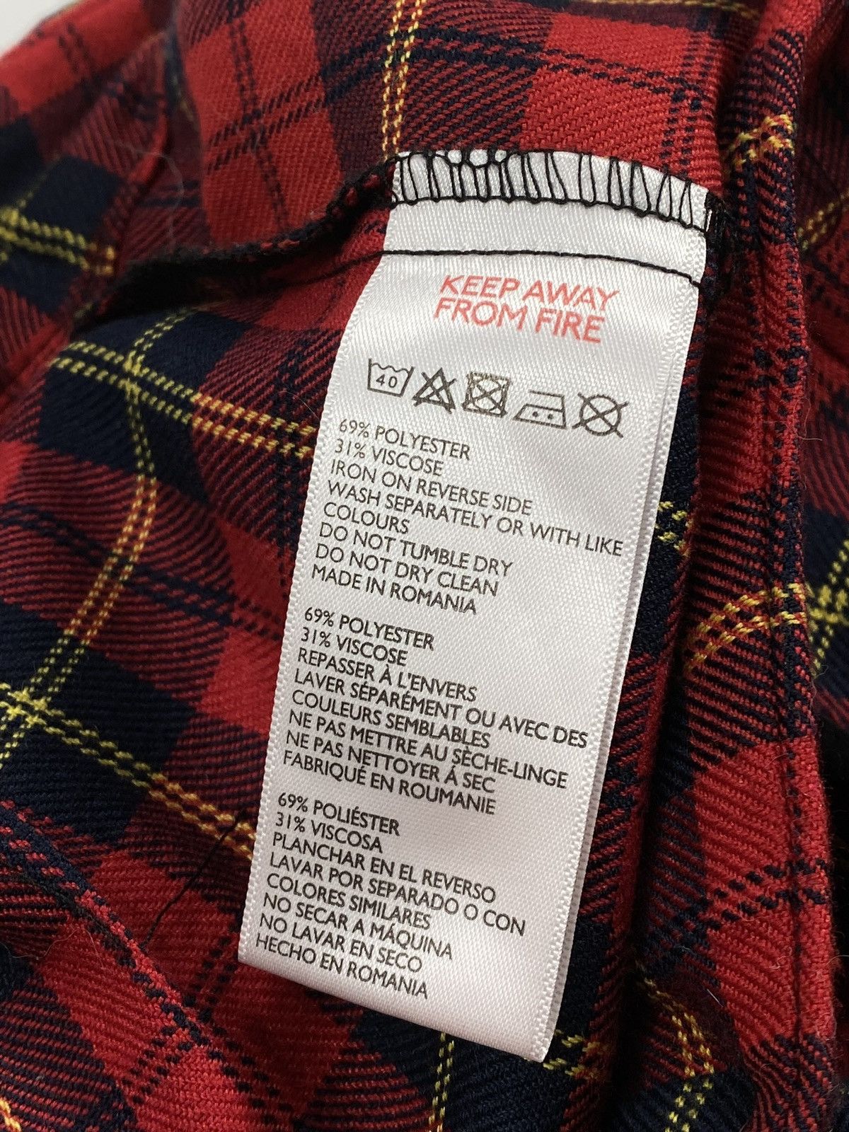 Other Y2K Tartan Plaid UK Punk Classic Checkered Pants Size 28" / US 6 / IT 42 - 11 Thumbnail
