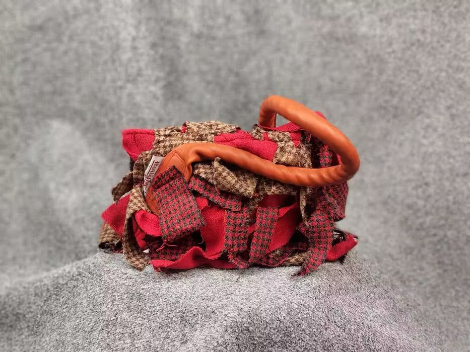 Vintage Vintage Handmade Harris Tweed Women's Bag With One Handle | Grailed