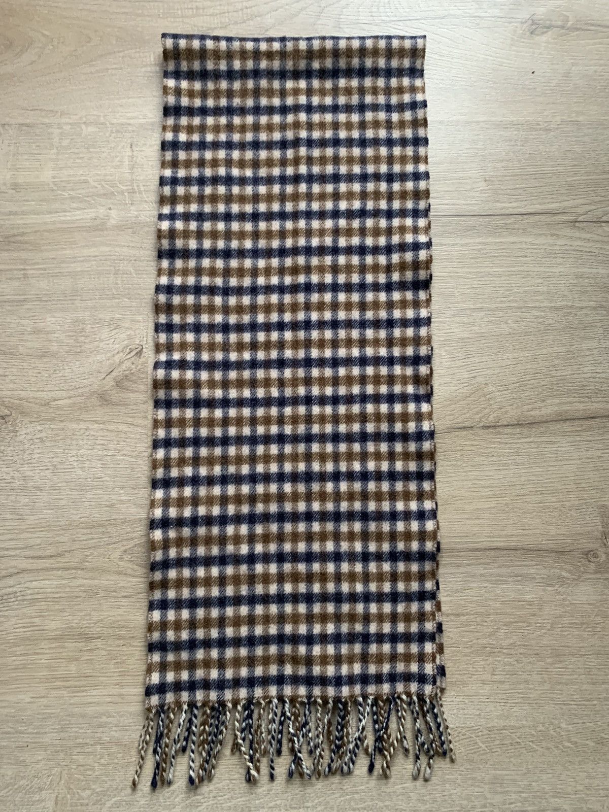 Aquascutum × Vintage Aquascutum Scarf Classic Size ONE SIZE - 3 Thumbnail