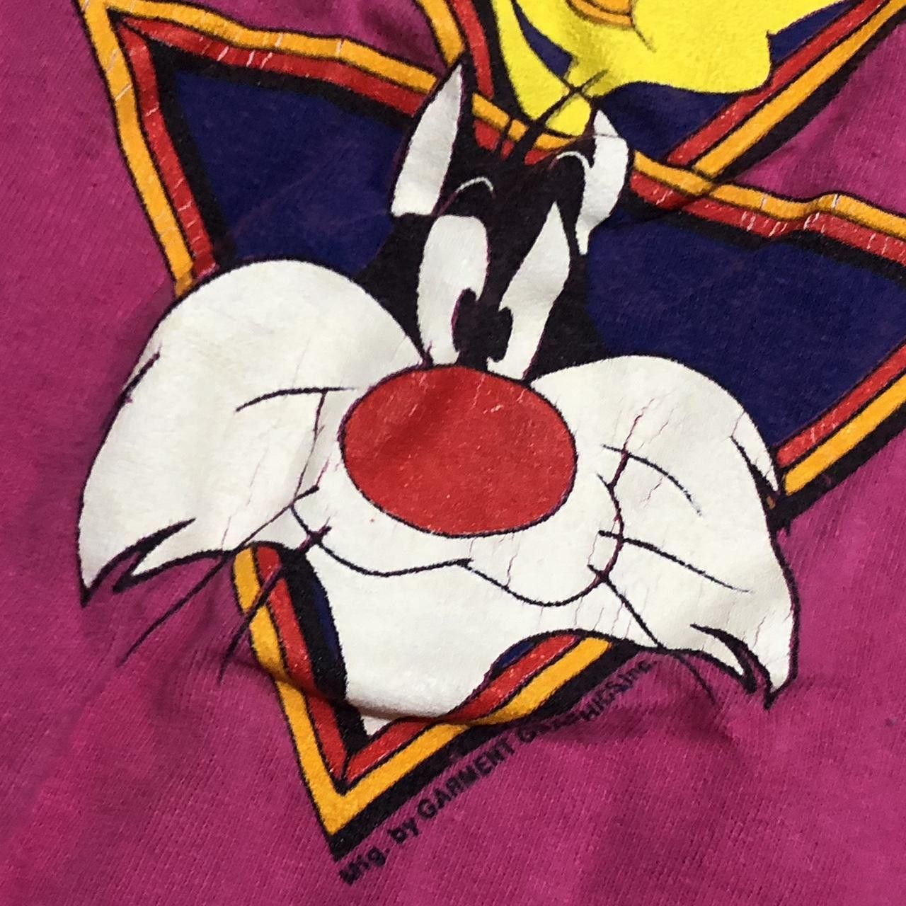 Warner Bros Vintage Looney Tunes Shirt Bugs Daffy Tweety 1993 Size US M / EU 48-50 / 2 - 3 Thumbnail