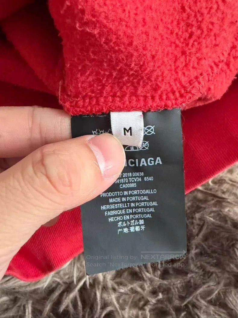 Balenciaga Balenciaga Wheat ear logo printed hoodie Size US M / EU 48-50 / 2 - 5 Thumbnail