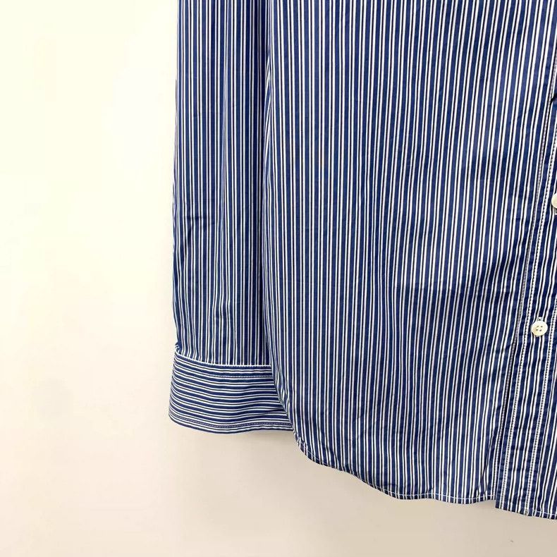 Balenciaga Balenciaga Blue Stripe Long Sleeve Shirt-2505 Size S / US 4 / IT 40 - 4 Thumbnail
