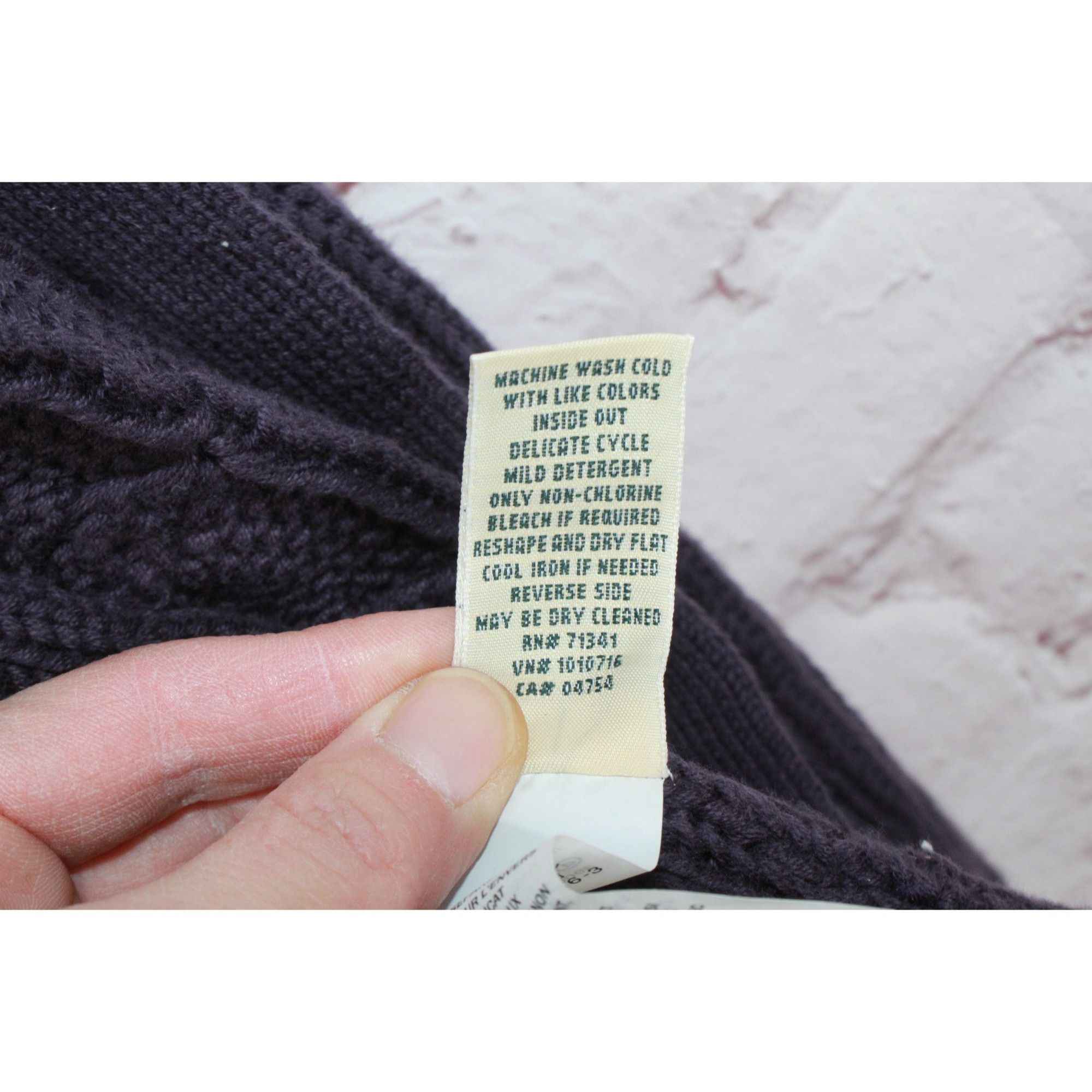L.L. Bean LL Bean Double L Cable Sweater Button Front Cardigan \ Size XS / US 0-2 / IT 36-38 - 11 Thumbnail