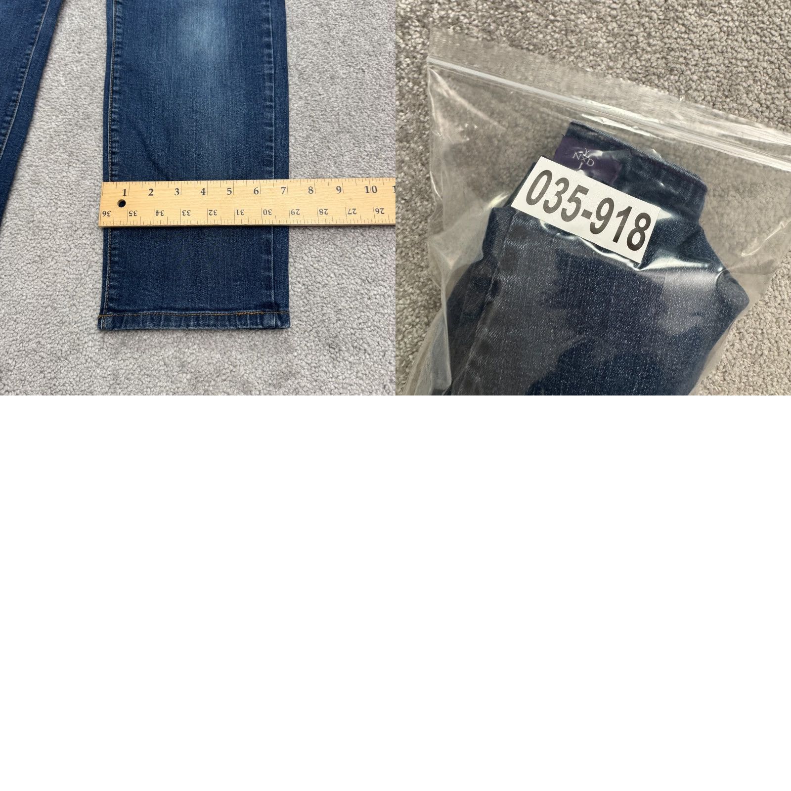NYDJ NYDJ Jeans Womens 14W Blue Medium Wash Ankle Cropped Tapered Casual 34x25 Size 36" / US 14 / IT 50 - 10 Thumbnail