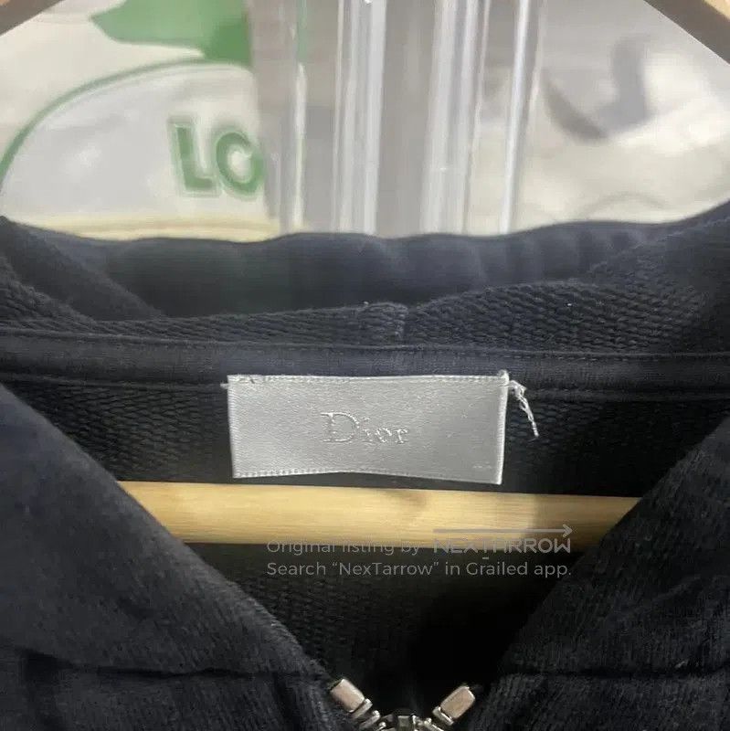 Dior Dior Black Hoodie with Logo Details . Size US XL / EU 56 / 4 - 4 Thumbnail