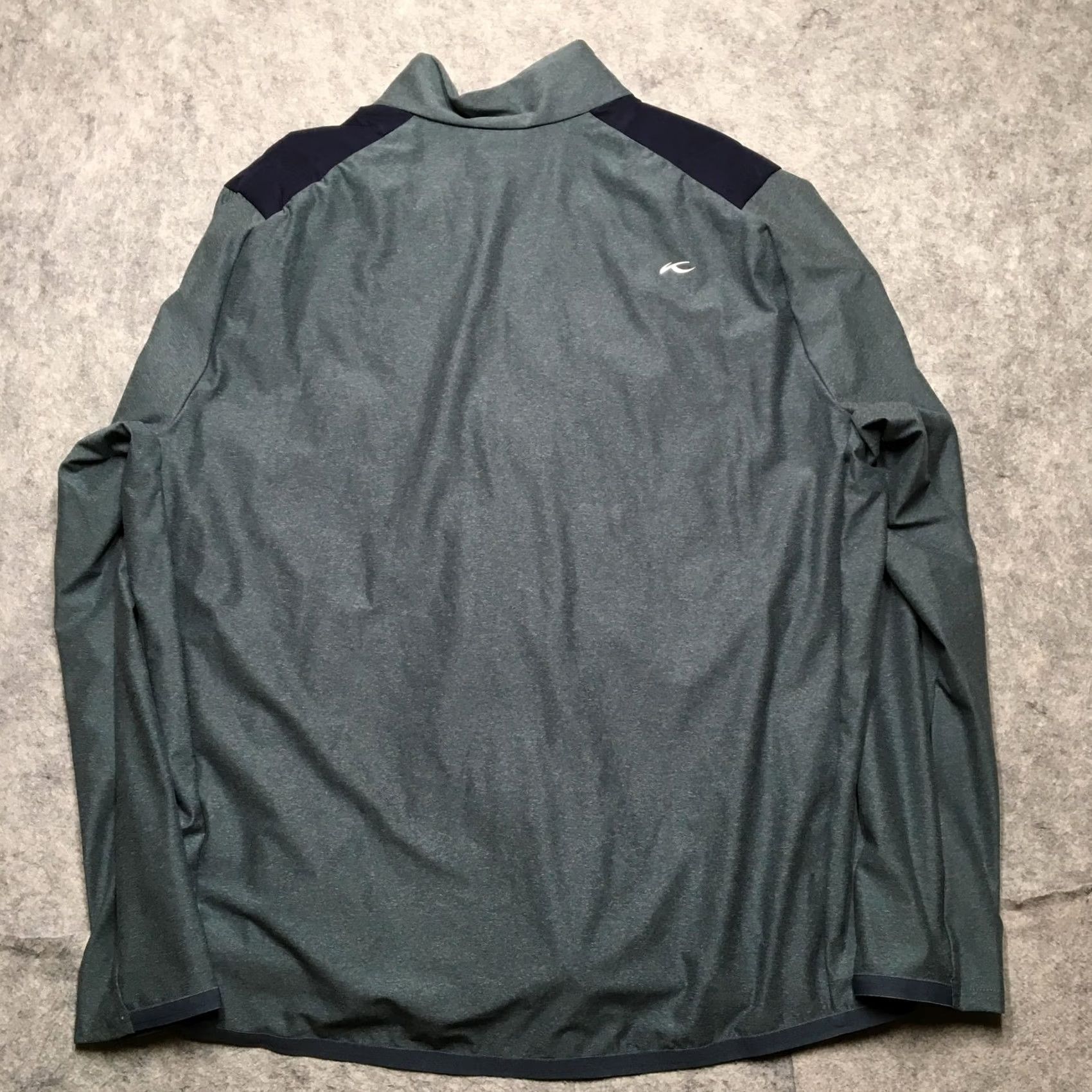 KJUS KJUS Release Jacket Mens 3XL Navy Teal Colorblock Insulated Full Zip Golf Softshell Lightweight Breathable Zip Pockets Mens Size US XXL / EU 58 / 5 - 7 Thumbnail