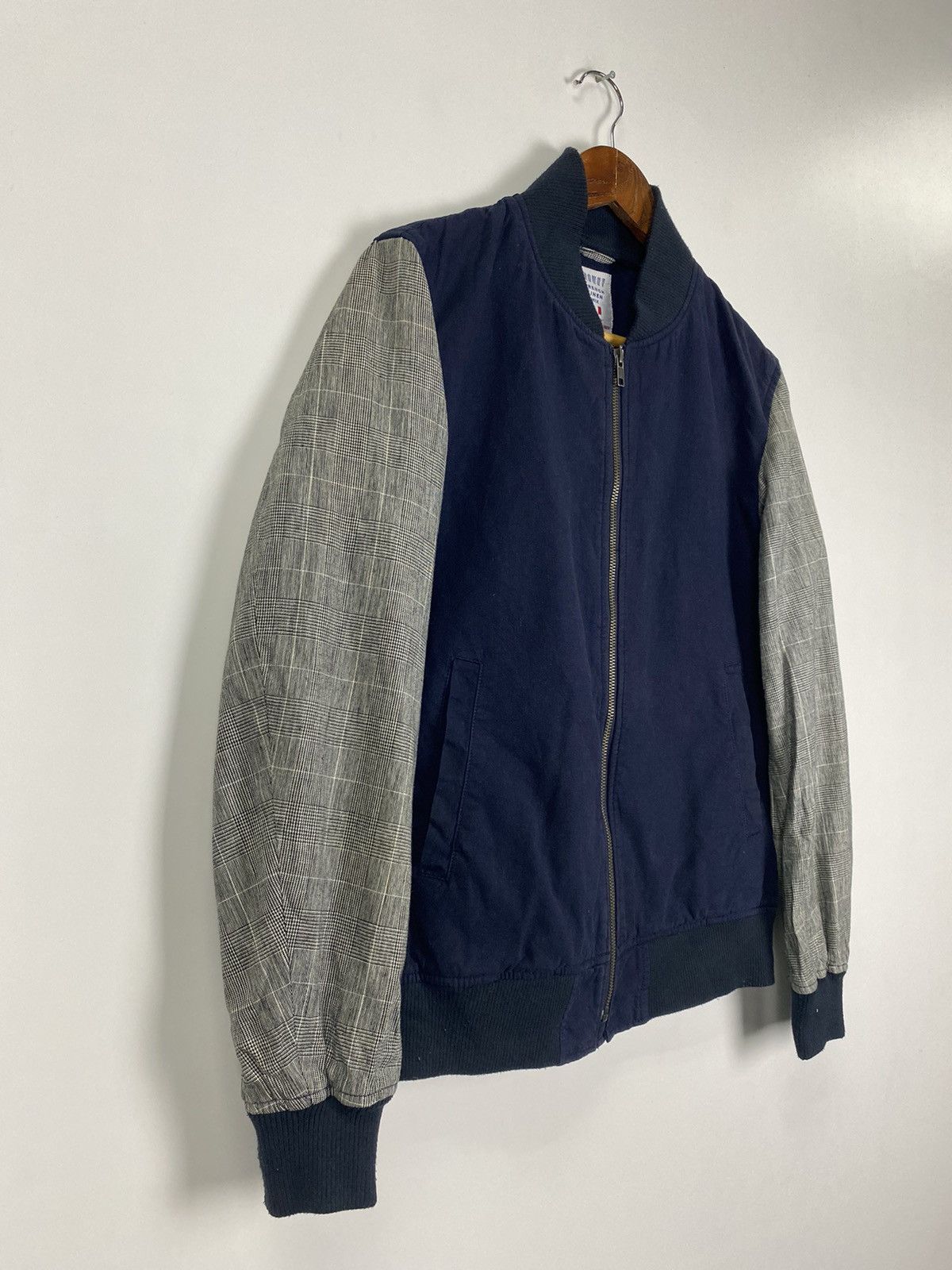 Japanese Brand Browny French Linen Varsity Jacket Size US L / EU 52-54 / 3 - 5 Thumbnail