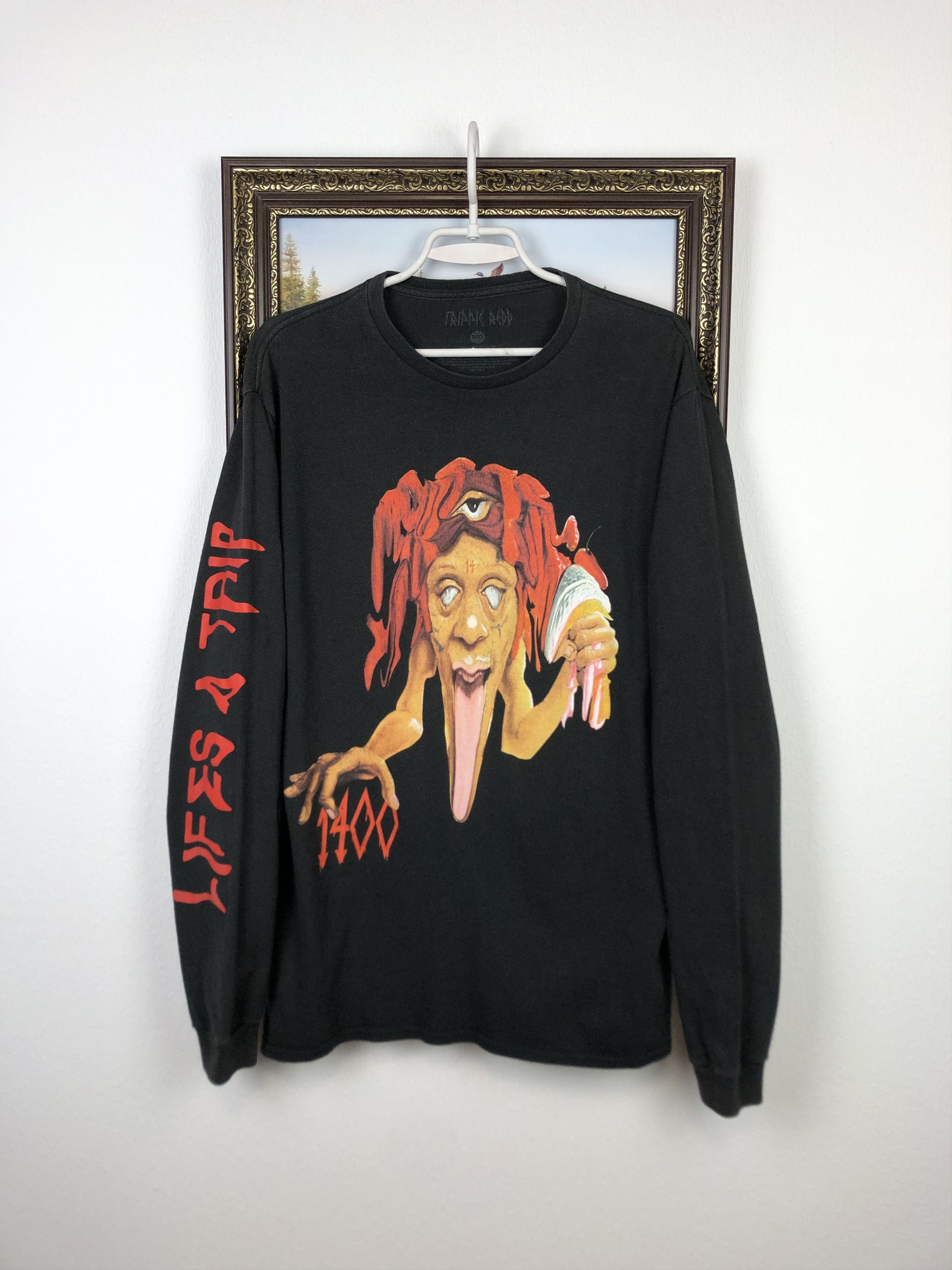 Band Tees Vintage Trippie Redd Shirt Lifes a Trip Rap Hip Hop Tee Size US M / EU 48-50 / 2 - 1 Thumbnail