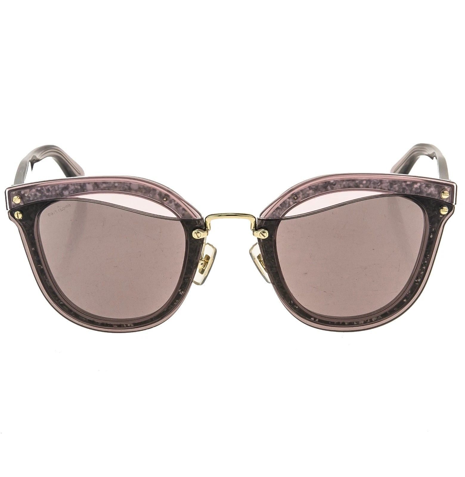 Miu Miu MIU MIU MU03TS REVEAL EVOLUTION GLITTER 03T Transparent Pink Size ONE SIZE - 5 Thumbnail