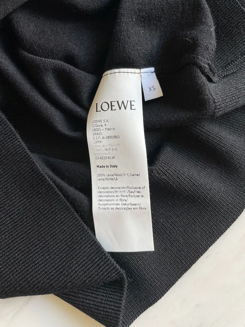 Loewe LOEWE Four-leaf clover embroidered wool sweater Size XS / US 0-2 / IT 36-38 - 6 Thumbnail