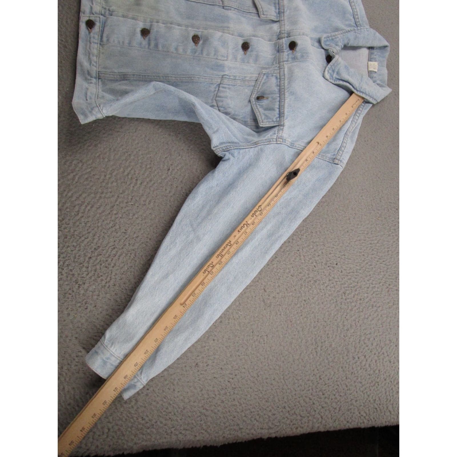 Denime VINTAGE 90s Blue Denim Jacket Size L Men's Trucker Button Up Regular Size US L / EU 52-54 / 3 - 7 Thumbnail