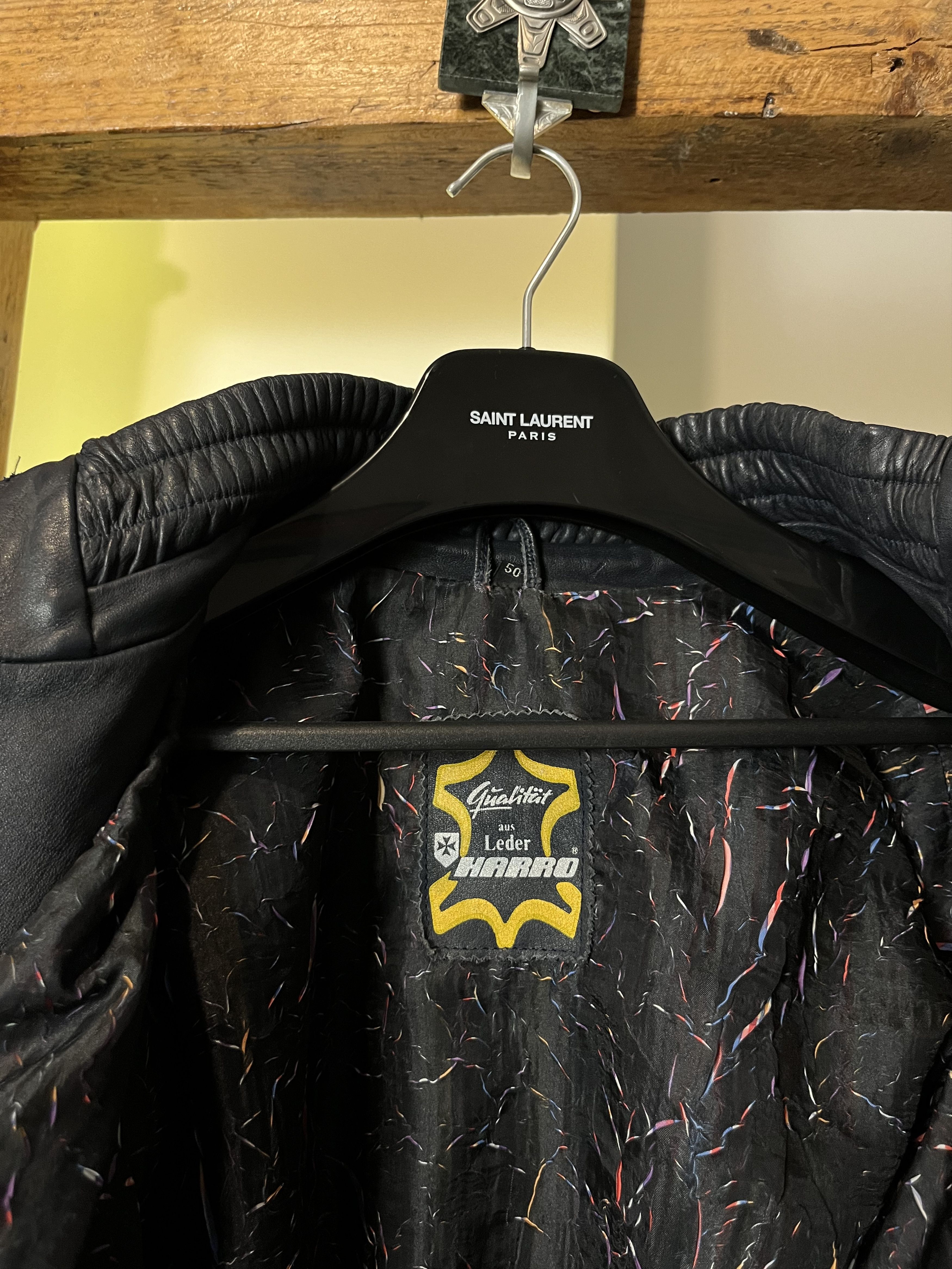 Vintage Vintage 80s Harro Magic Bike Real Leather Jacket Riri Size US M / EU 48-50 / 2 - 18 Thumbnail