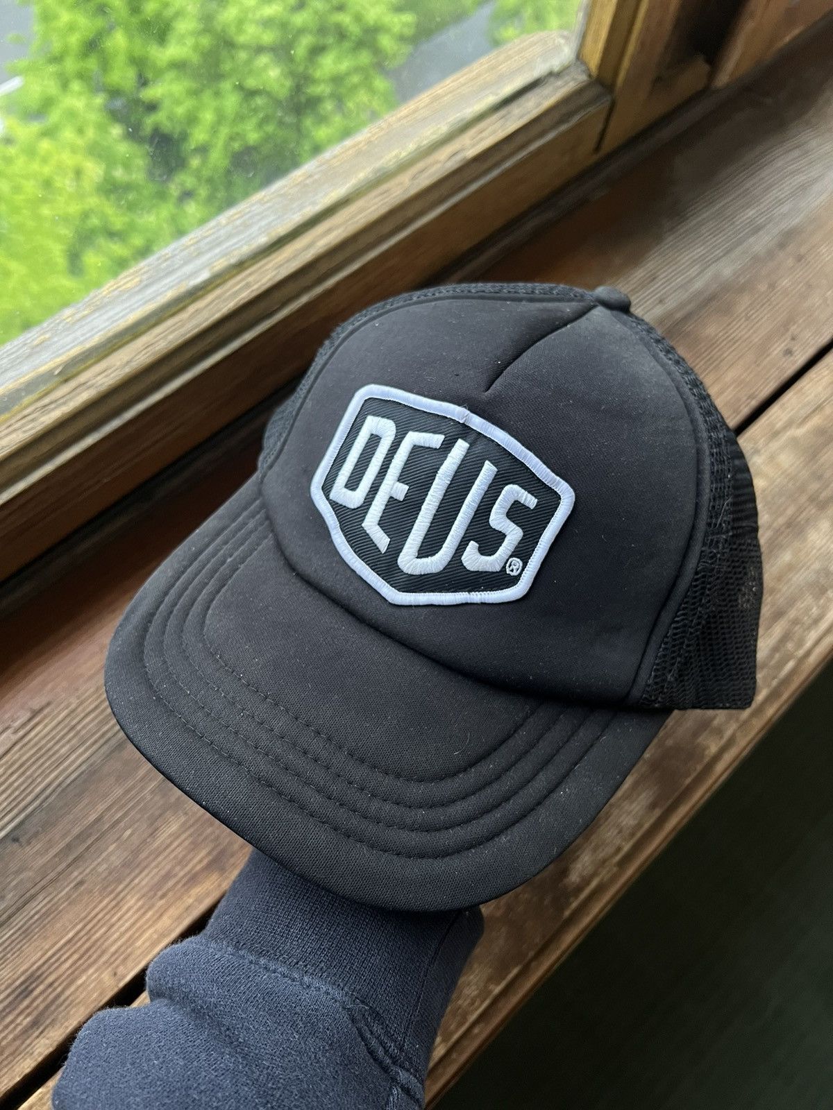 Deus Ex Machina Deus Ex Machina Chambray Shield Trucker Cap Hat Size ONE SIZE - 1 Thumbnail