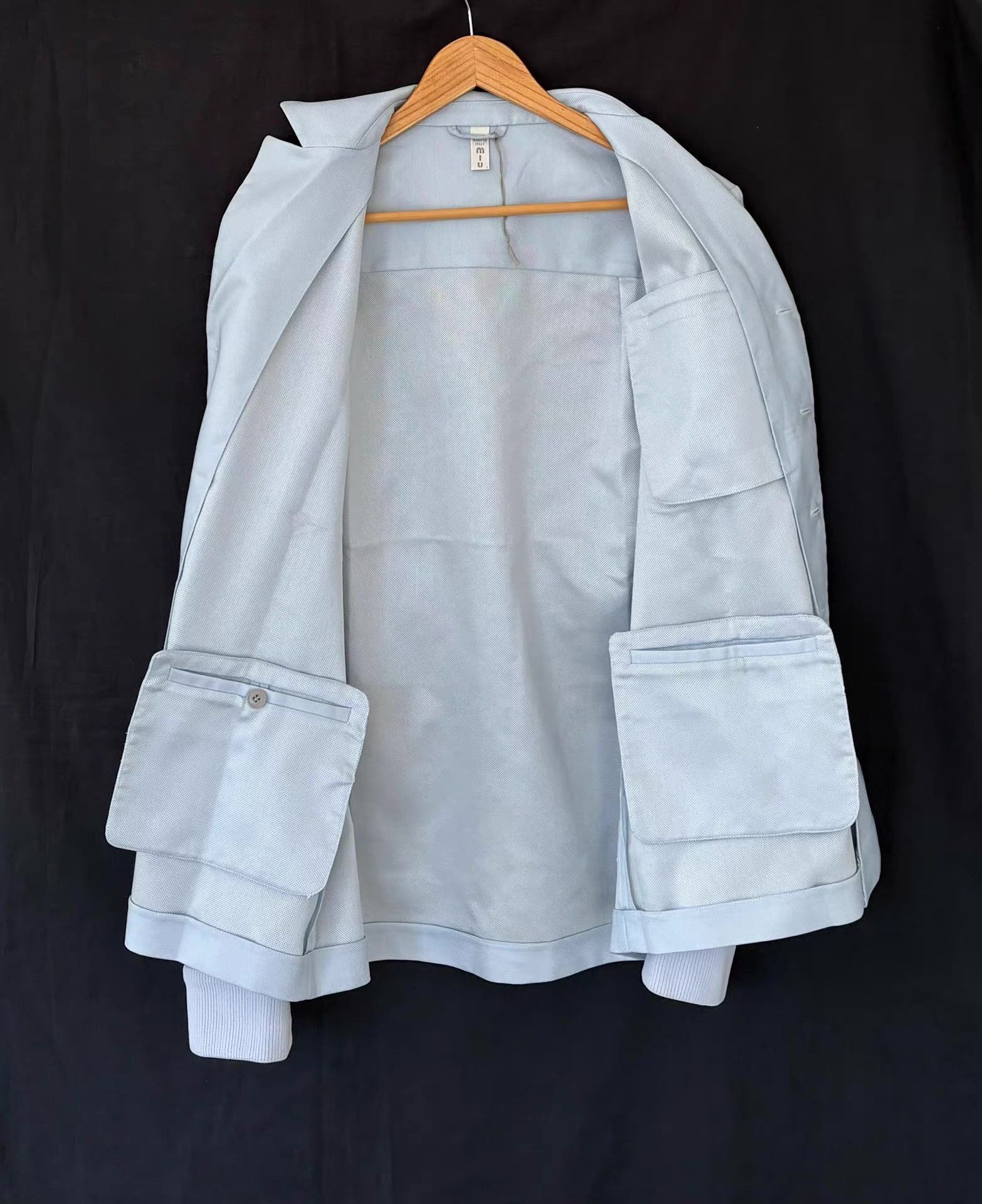 Miu Miu Miu Miu Men's Light Tech Blazer Jacket Ｑ21 Size US M / EU 48-50 / 2 - 3 Thumbnail