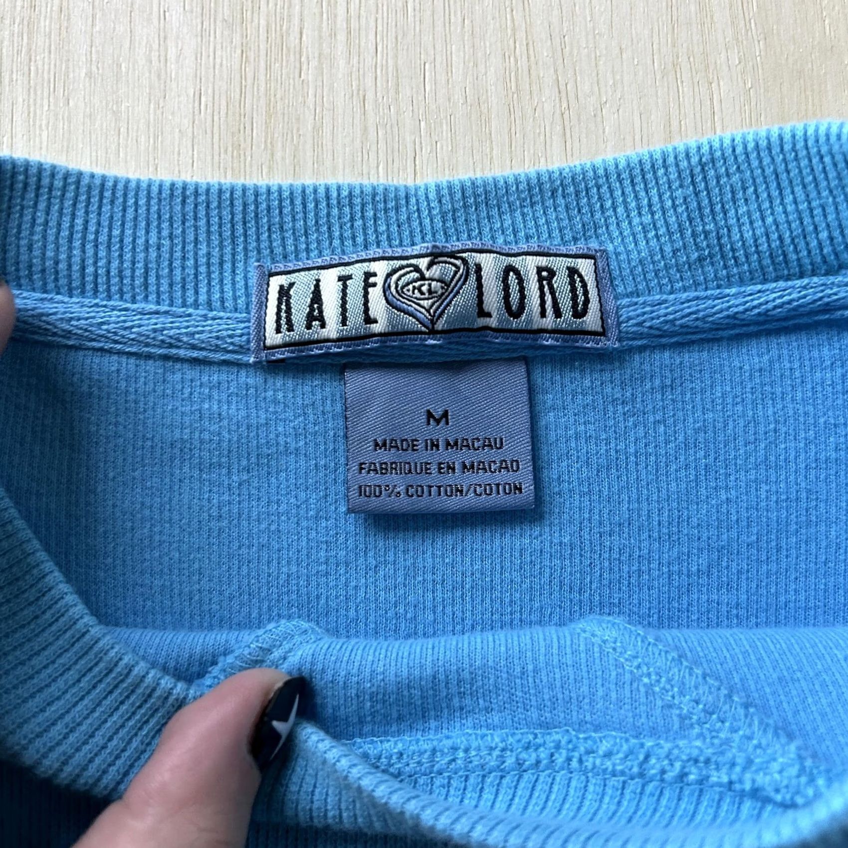 Vintage Kate Lord Sweatshirt Womens M Blue Doral Golf Logo Cotton Pullover Crewneck Size M / US 6-8 / IT 42-44 - 3 Thumbnail