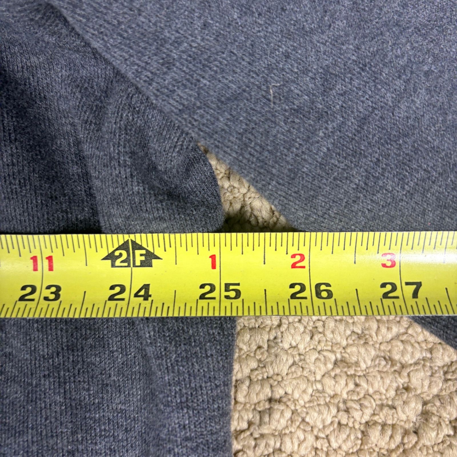 Polo Ralph Lauren Polo Ralph Lauren Mens Gray Estate Rib Quarter Zip Pullover Size US XL / EU 56 / 4 - 5 Thumbnail