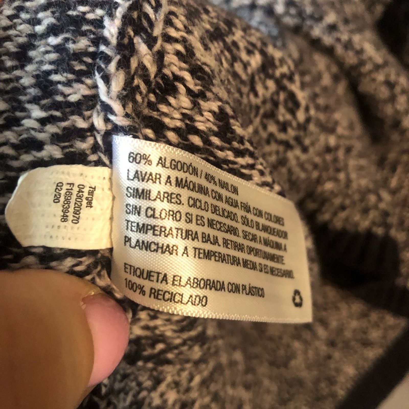 Other Preppy Crew neck sweater. Black and white size XL Size US XL / EU 56 / 4 - 5 Thumbnail
