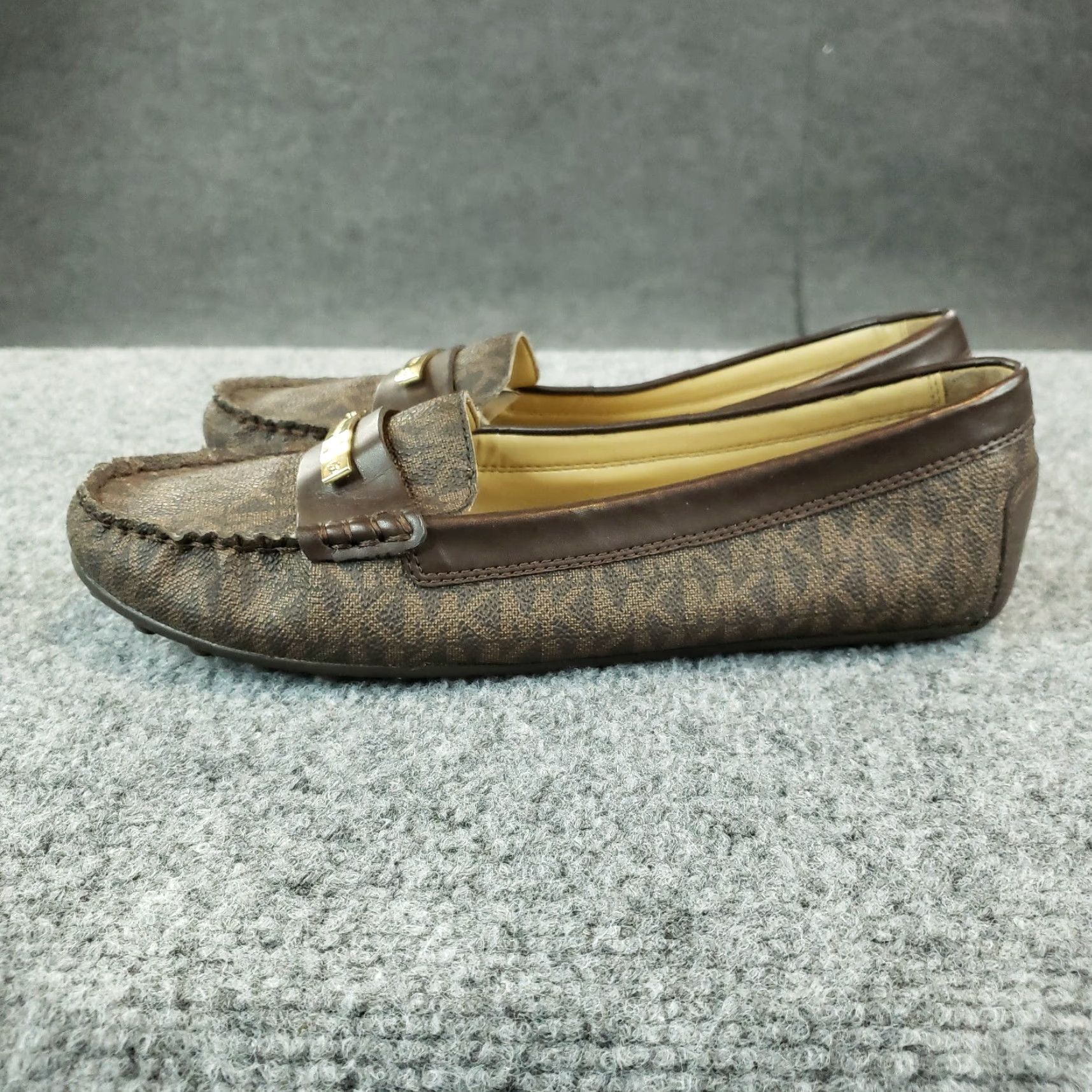 Michael Kors Michael Kors Brown Driving Loafers Women Size 8.5 Leather Flats Casual Slip-On Comfort Size US 8.5 / IT 38.5 - 4 Thumbnail