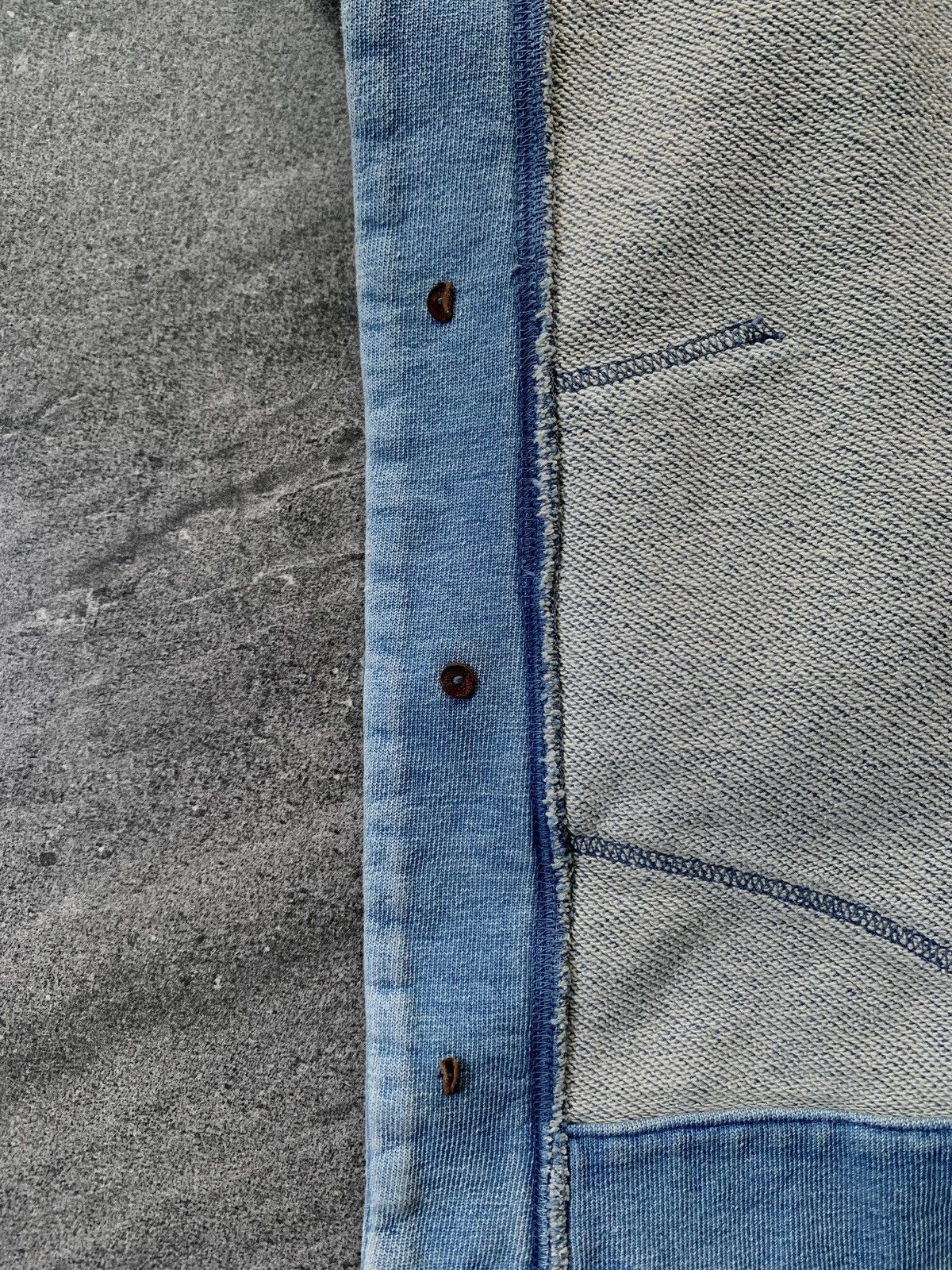 Kapital Kountry FREE TAX! Distressed Elbow Patch Denim Jacket Size US M / EU 48-50 / 2 - 12 Thumbnail