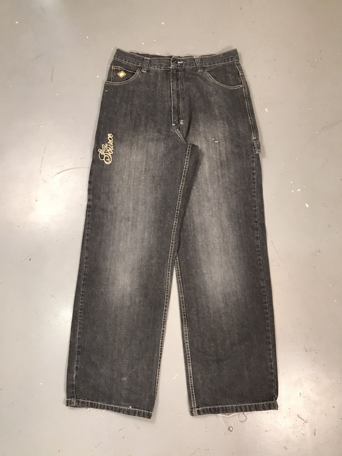 JNCO × Southpole × Vintage Vintage Source threads embroidered carpenter denim Size US 34 / EU 50 - 2 Thumbnail
