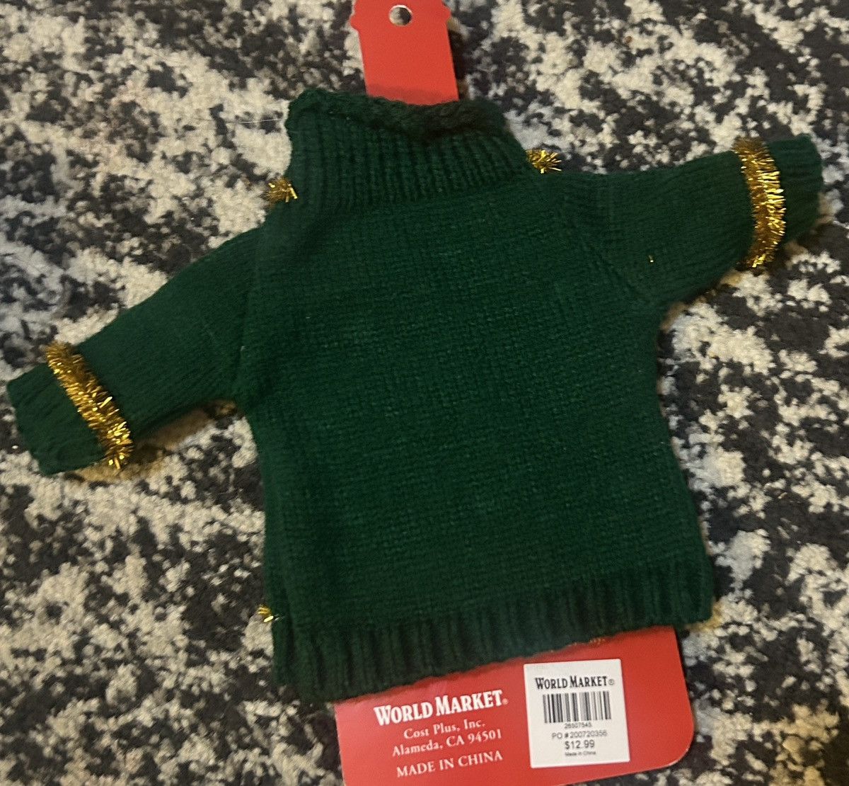 Other World Market Knit Sweater Bottle Outfit In My Merry Era Size ONE SIZE - 3 Thumbnail
