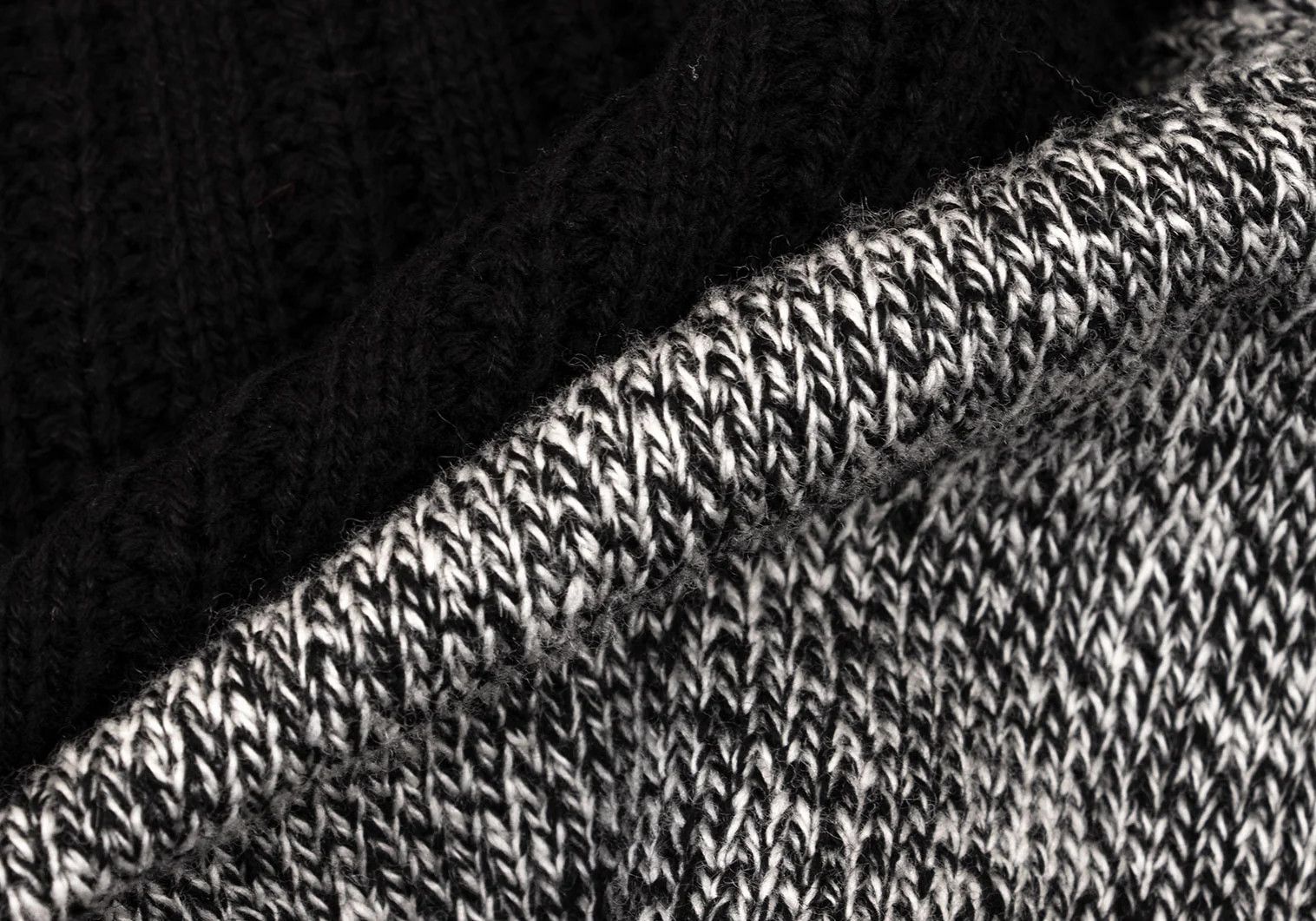 Yohji Yamamoto Yohji Yamamoto Half Layered Wool Knit Jacket Size US M / EU 48-50 / 2 - 13 Thumbnail