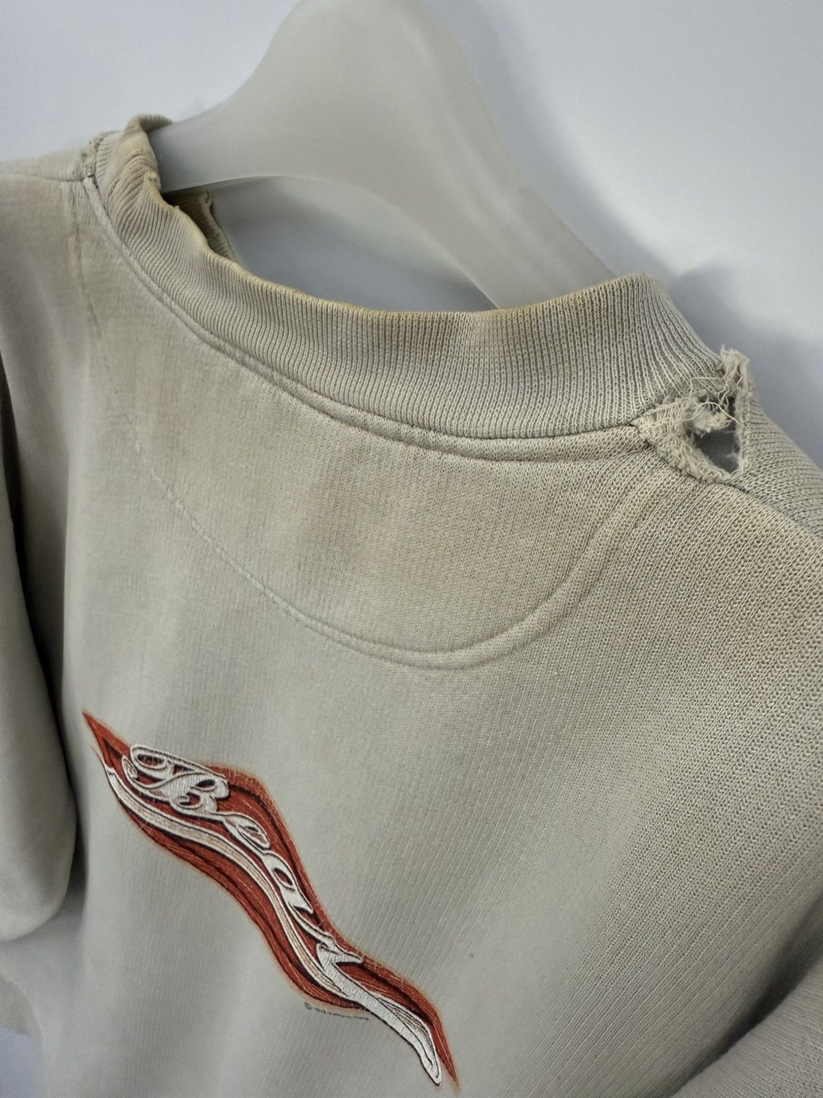Sun Surf 🔥 Vtg 70's Bear Surfwear Distressed Sweatshirt - L Size US L / EU 52-54 / 3 - 13 Thumbnail
