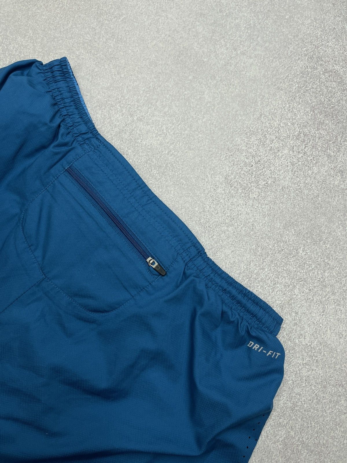 Nike Mens Nike Running Dri Fit Shorts Blue Size M Drill Size US 32 / EU 48 - 6 Thumbnail