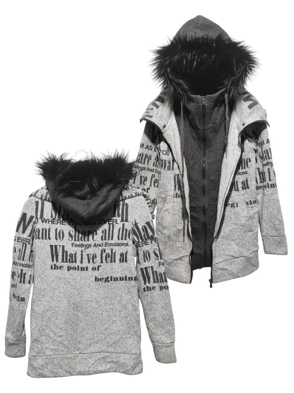 Hysteric Glamour Egoist Double Layer Zip Fur Hoodie if six was nine style Size US S / EU 44-46 / 1 - 3 Thumbnail