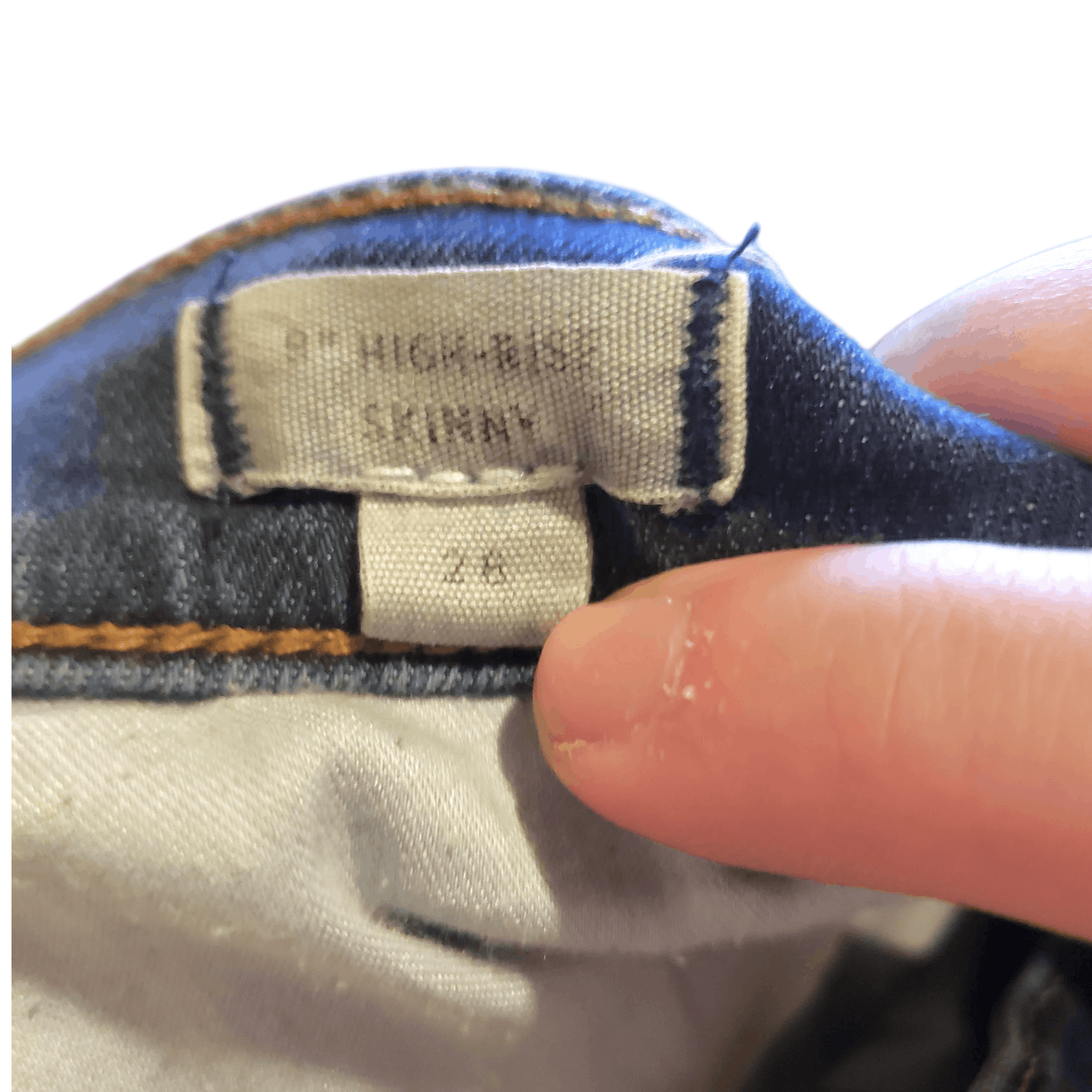 Madewell Madewell 28" High-Rise Skinny Jeans Classic Denim Y2K Size 28" / US 6 / IT 42 - 3 Thumbnail