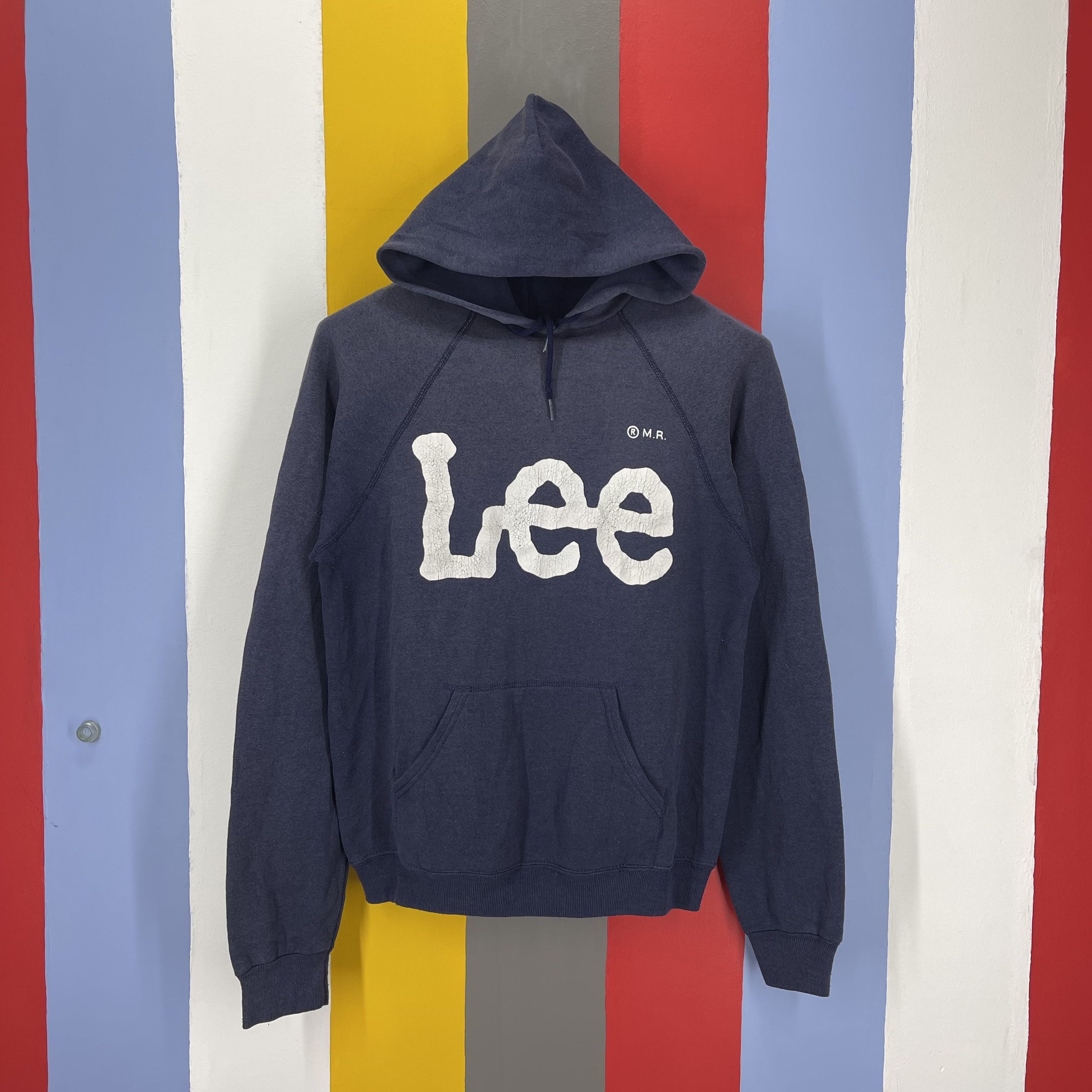 90s Vintage LEE Faded Hoodie Pullover #1356/AU