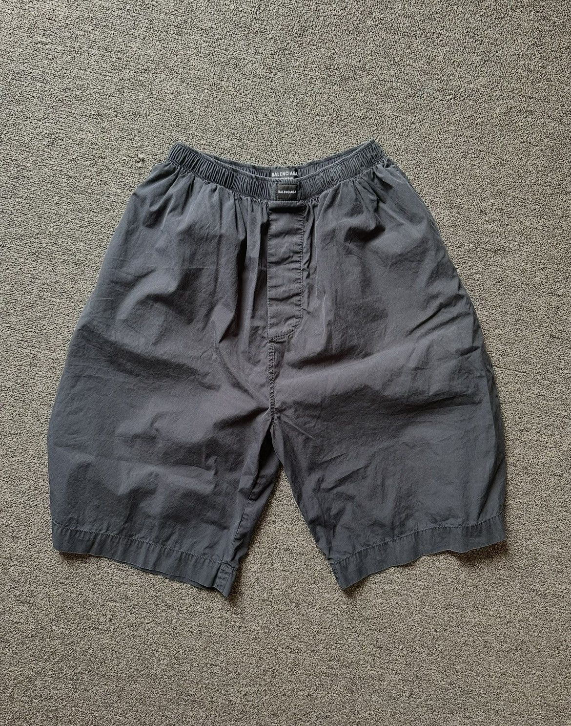 Balenciaga Navy Balenciaga Homewear shorts Size US 31 - 1 Thumbnail