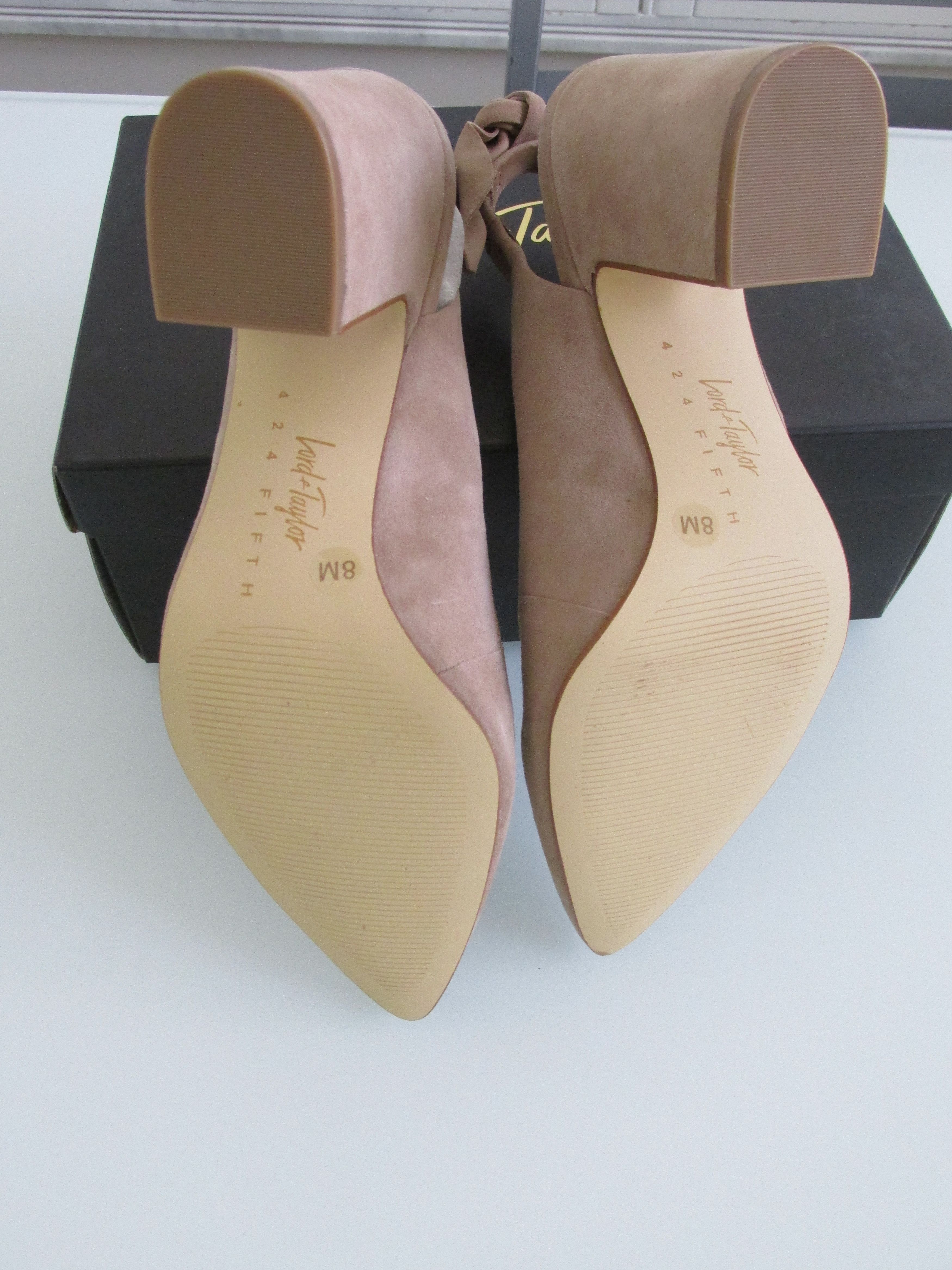 Lord & Taylor Lord & Taylor Laci (New) Women's Suede Heels Size 8 M Size US 8 / IT 38 - 8 Thumbnail