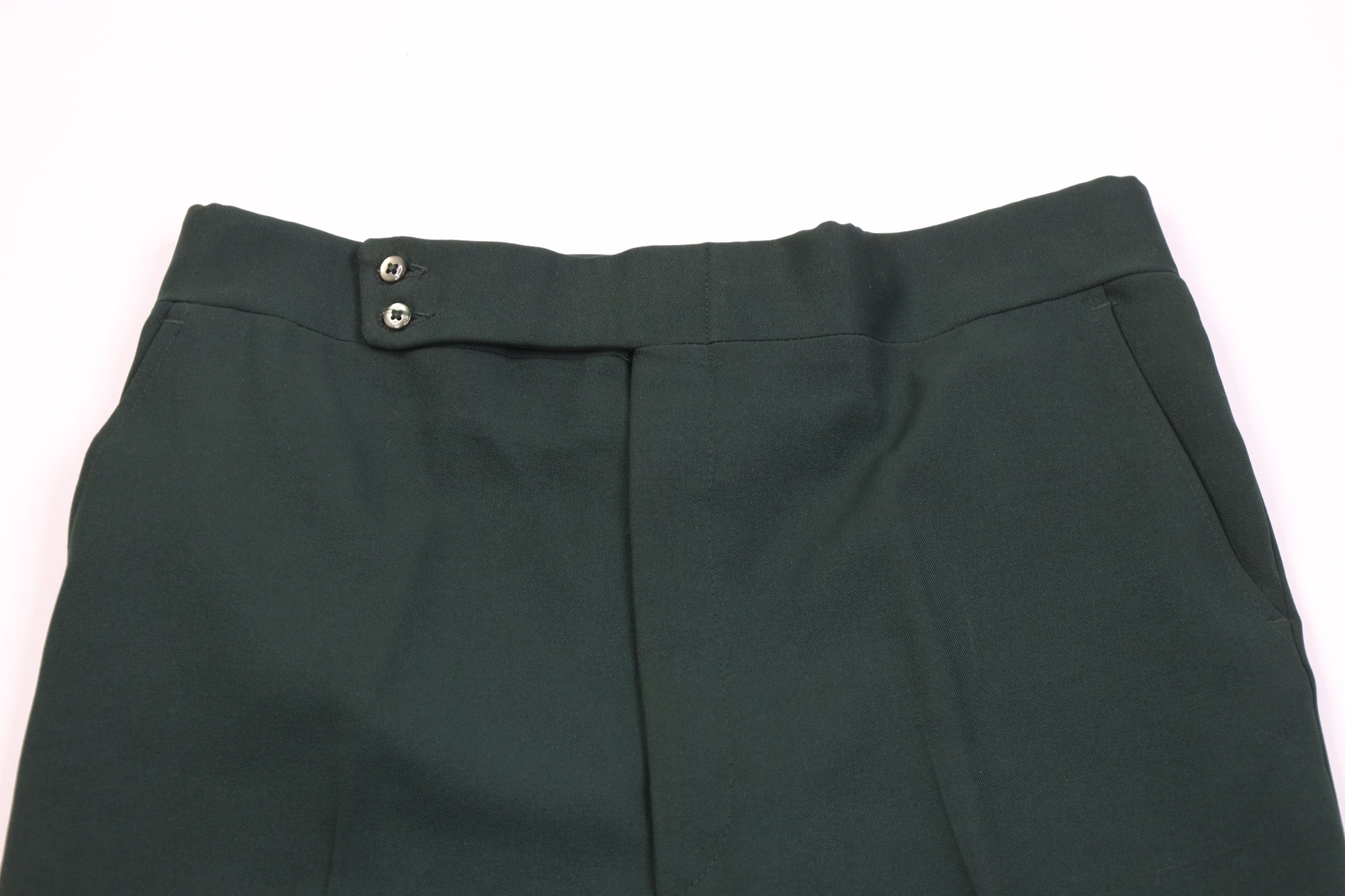 Vintage Vintage 70s Streetwear Bell Bottoms Chino Pants Green USA Size US 34 / EU 50 - 2 Thumbnail