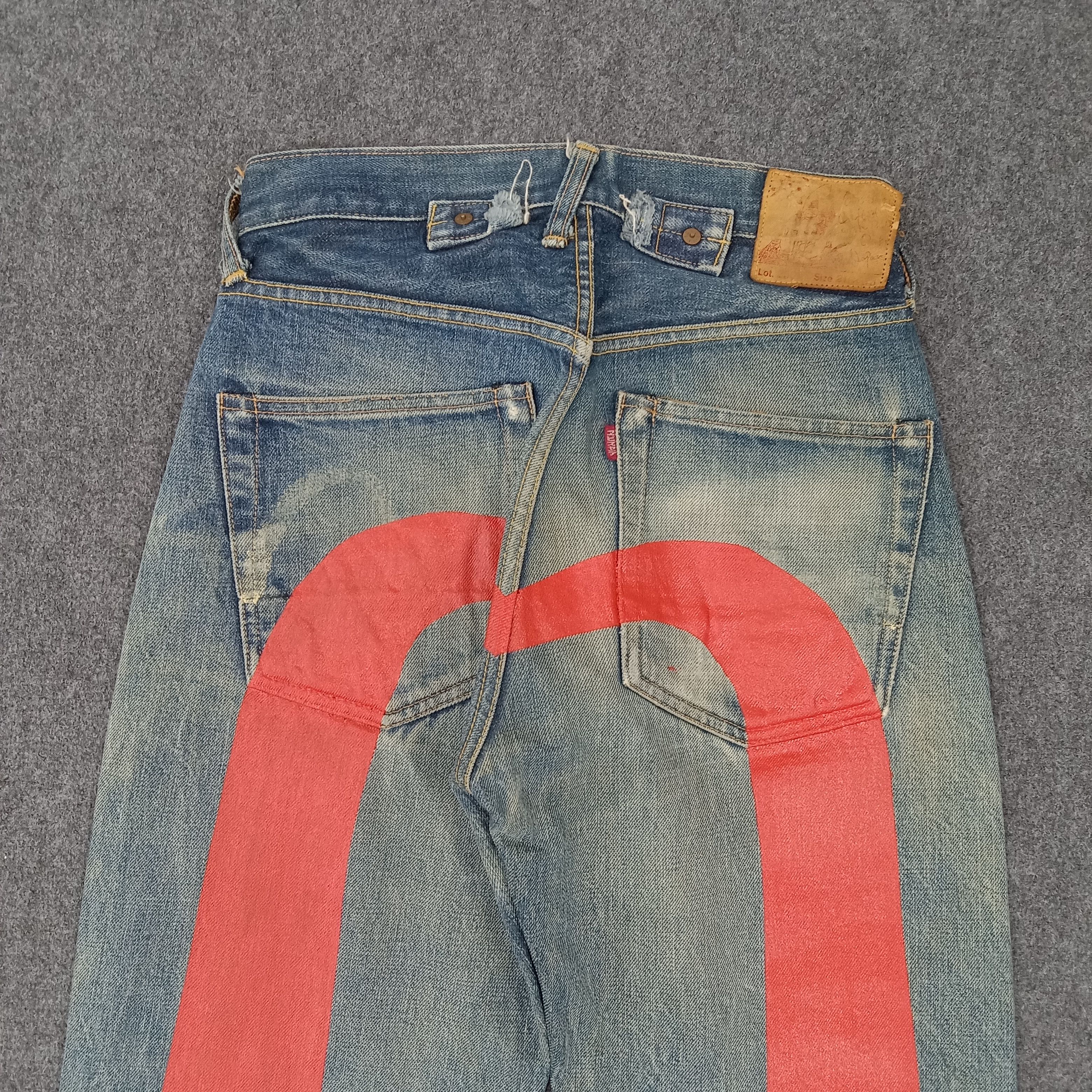 Japanese Brand × Vintage Evis Japanese Brand Daicock Custom Art Jeans Size US 26 / EU 42 - 2 Thumbnail