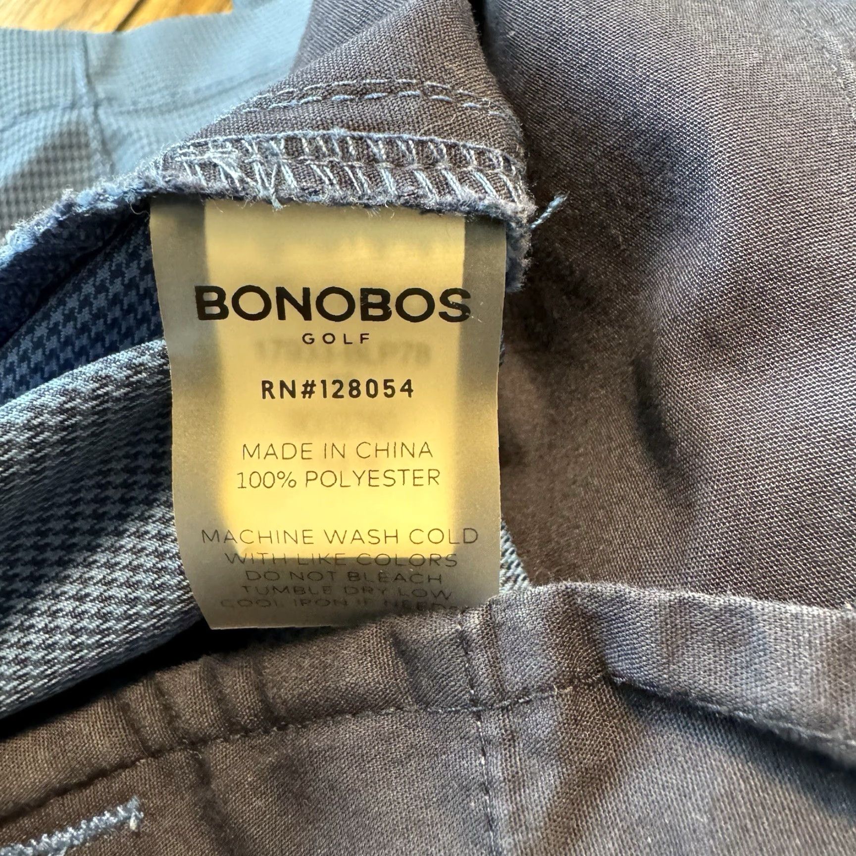Bonobos Bonobos Men’s Golf Shorts Size 38 Blue 10” Inseam Size US 38 / EU 54 - 5 Thumbnail