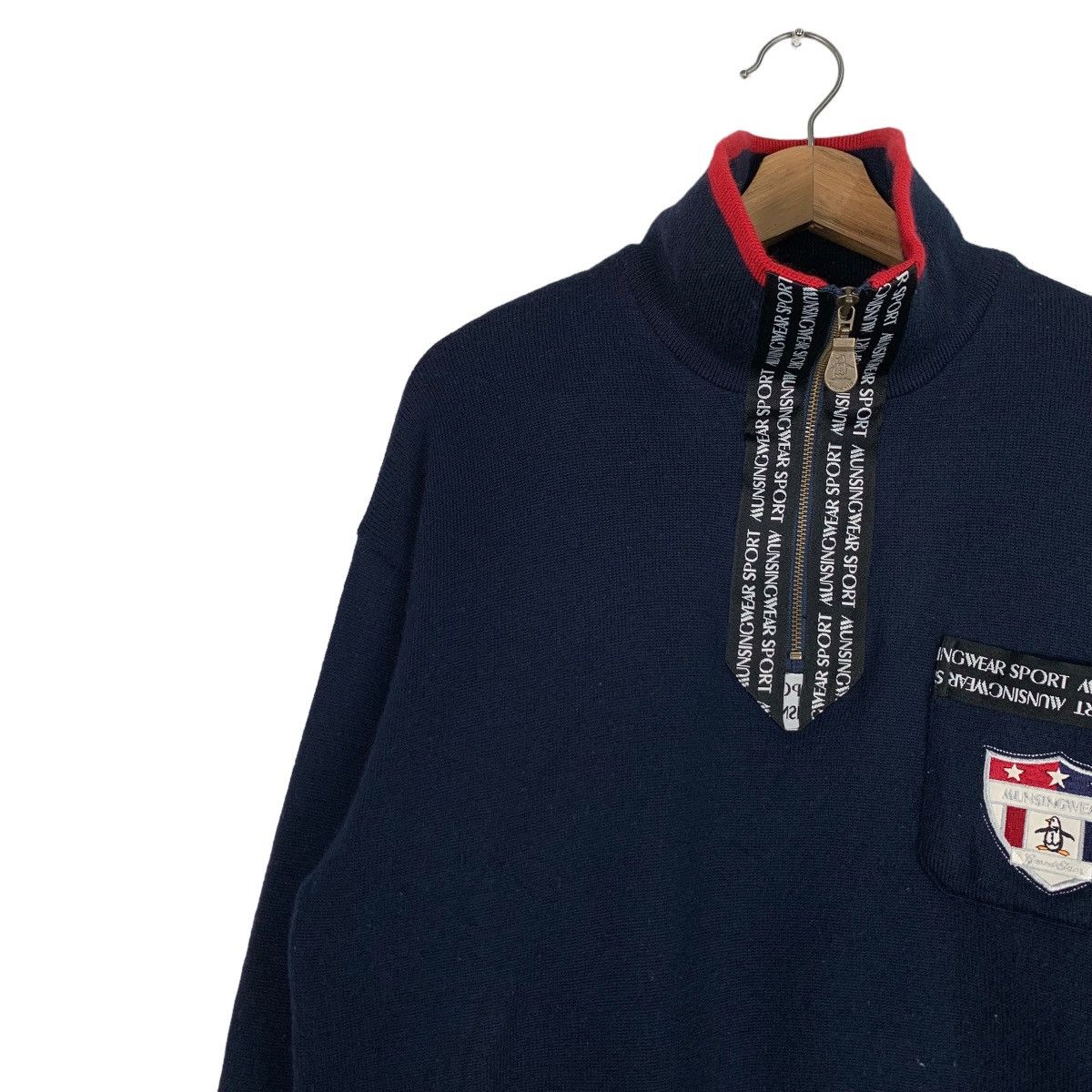 Grand Slam MUNSINGWEAR Half Zip Turtle Neck Sweatshirt #0649-C30 Size US M / EU 48-50 / 2 - 6 Thumbnail